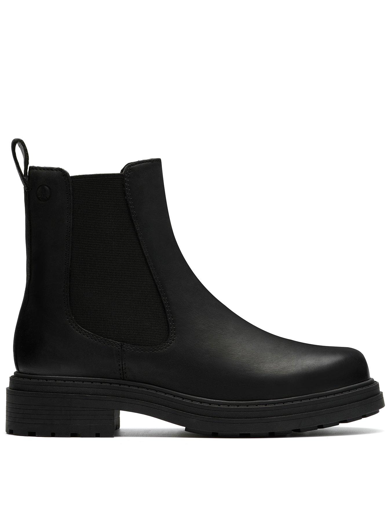 Image 1 of 6 of Clarks Wide Fit Orinoco3 Top Black Boot