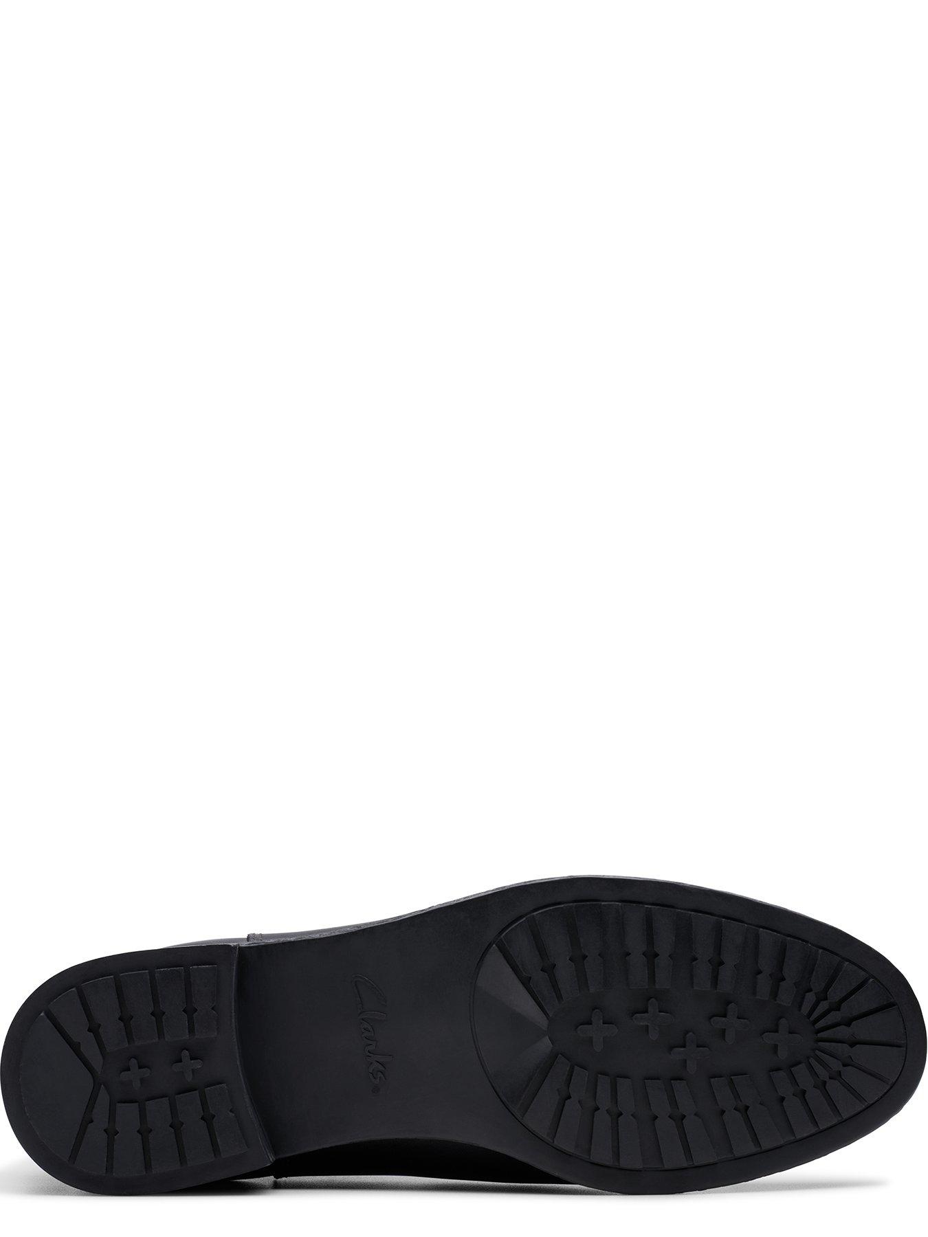 Image 5 of 7 of Clarks Womens Wide Fit Havisham Top Ankle Boots - Black