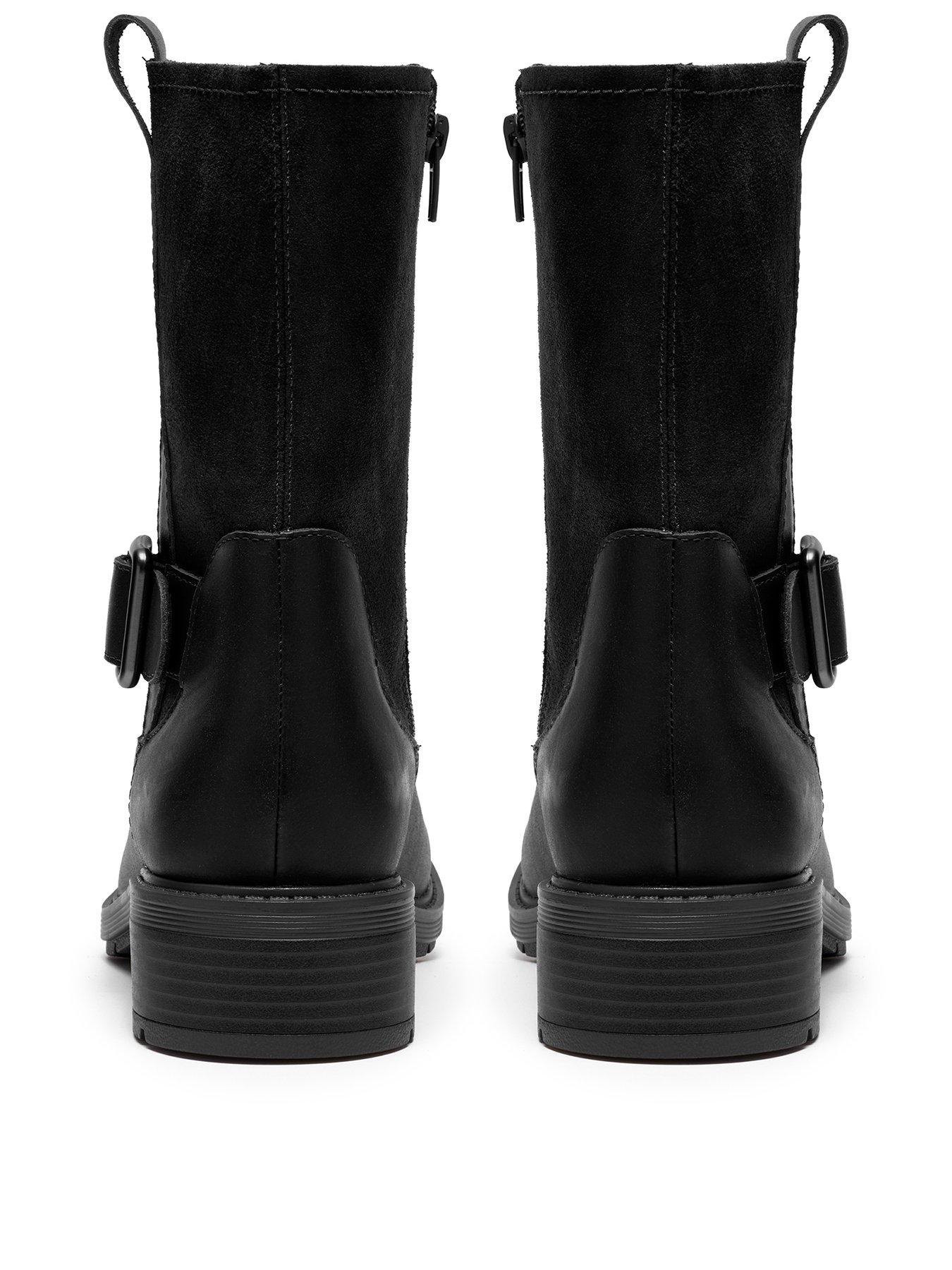 Image 3 of 6 of Clarks Hearth Black Mid Boot