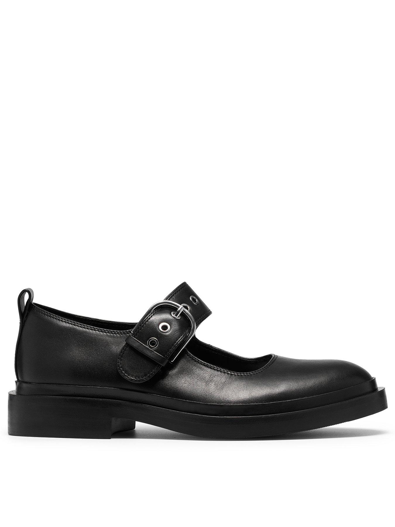 Clarks Previa Bar Mary Jane - Black Matt