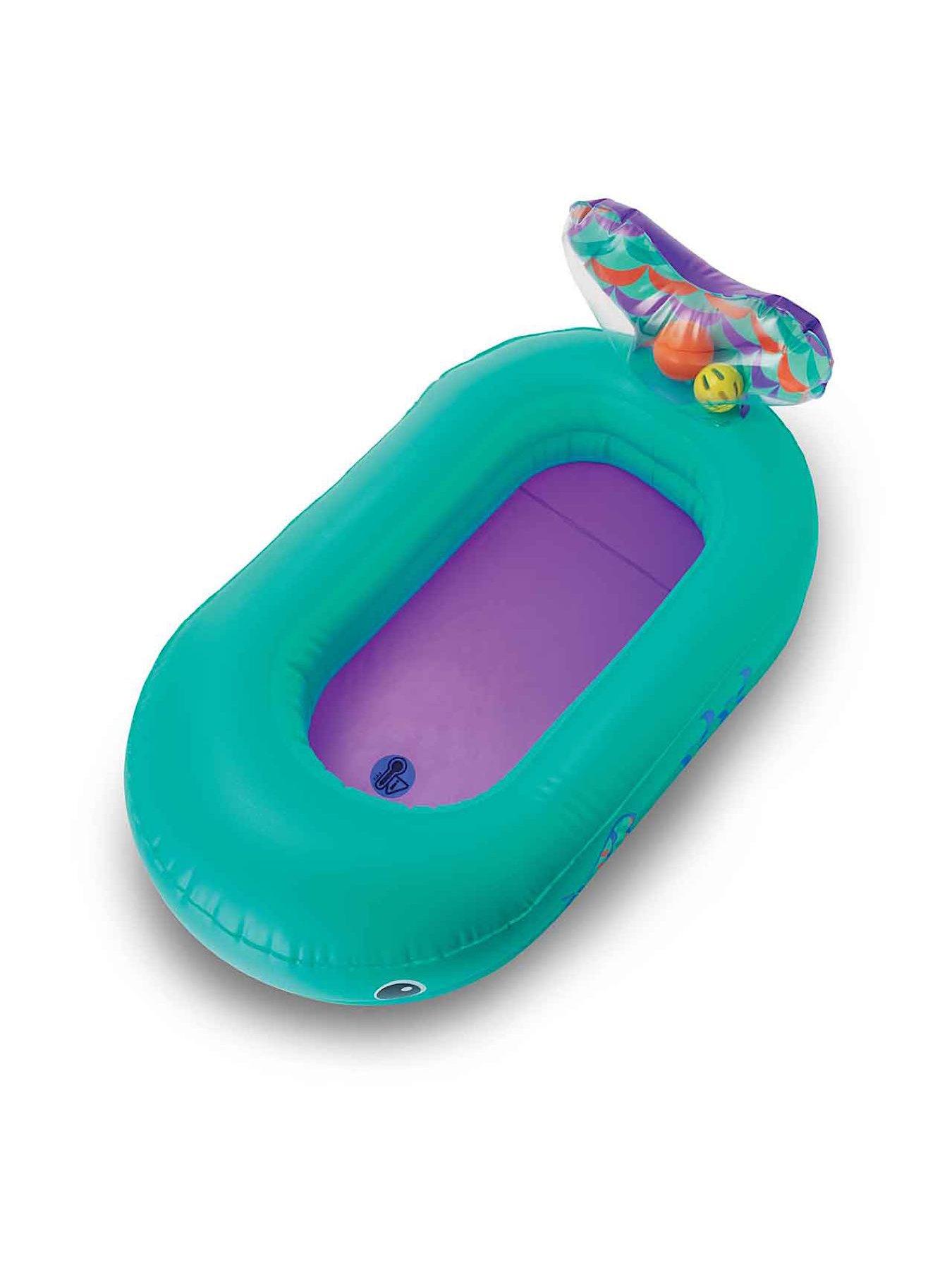 Image 2 of 4 of Infantino Whale Inflatable Bath Tub With Temperature Sensor