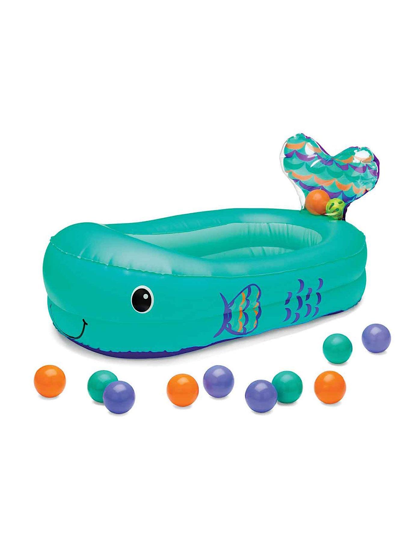 Image 3 of 4 of Infantino Whale Inflatable Bath Tub With Temperature Sensor