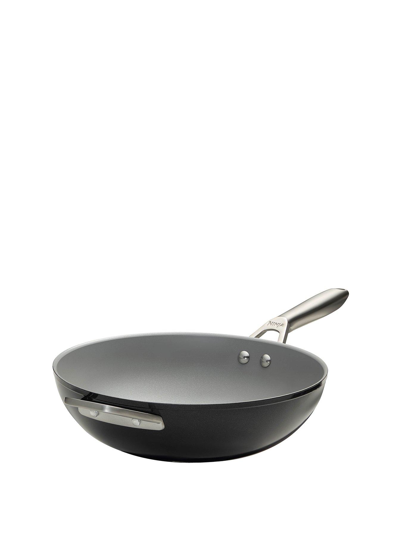NINJA Ninja Ceramic Pro 28cm Wok Without Lid Black