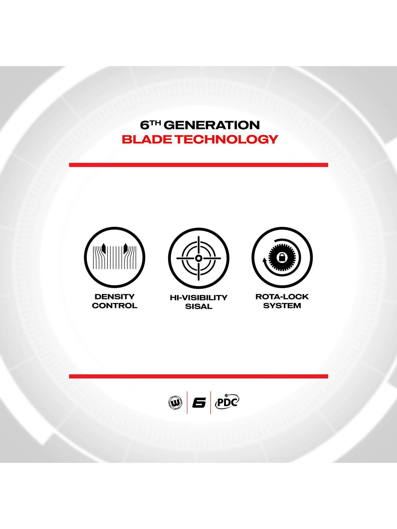 Image 2 of 4 of WINMAU The Blade 6 Professional Level Dartboard