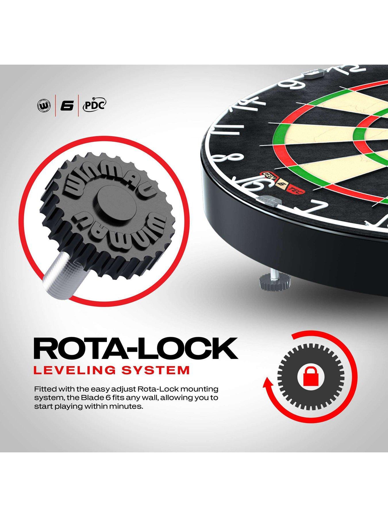 Image 3 of 4 of WINMAU The Blade 6 Professional Level Dartboard