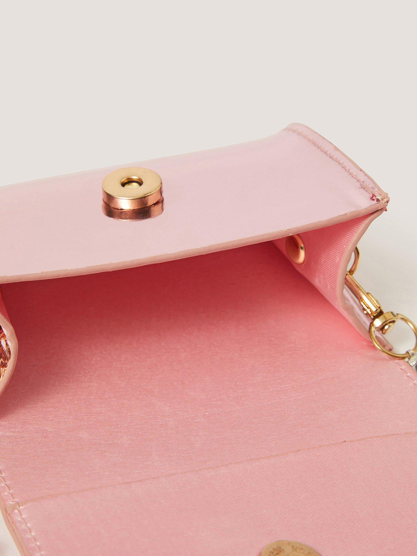 Image 4 of 4 of Monsoon Girls Beaded Strap Mini Bag - Pink