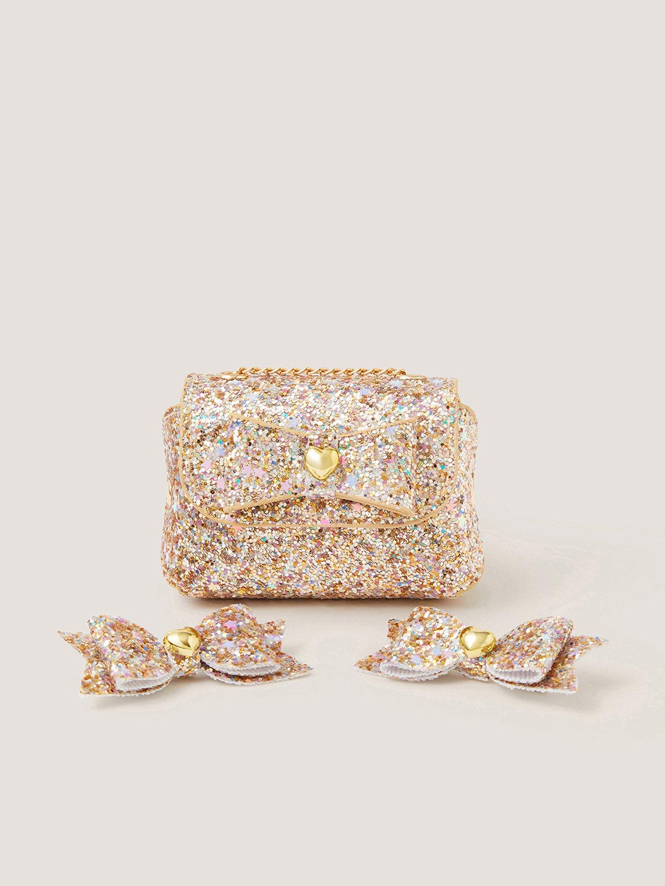 Monsoon Girls Super Glitz Mini Bag Set - Gold