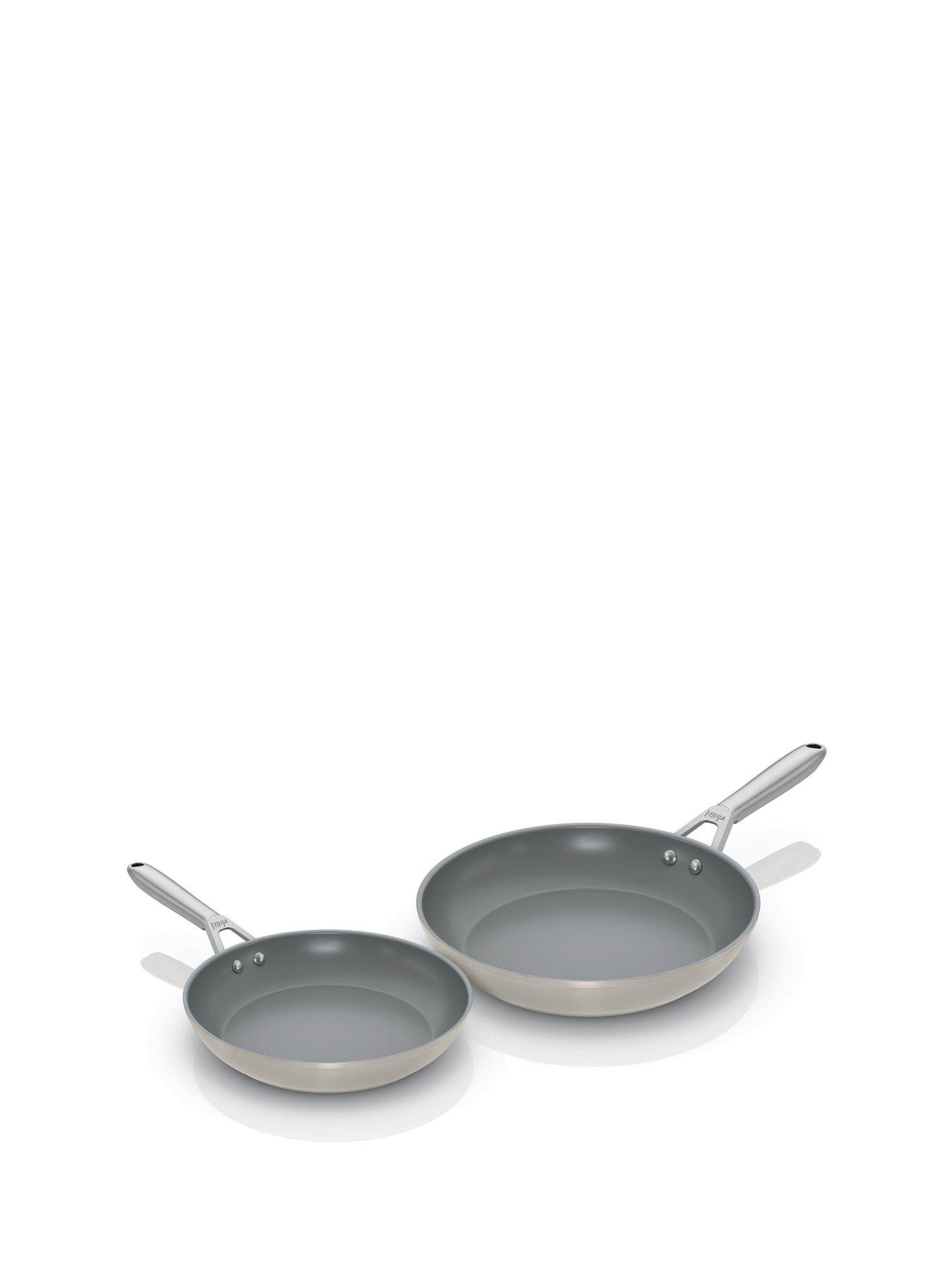 NINJA Ninja Ceramic Pro 2 Piece Frying Pan Set Stone