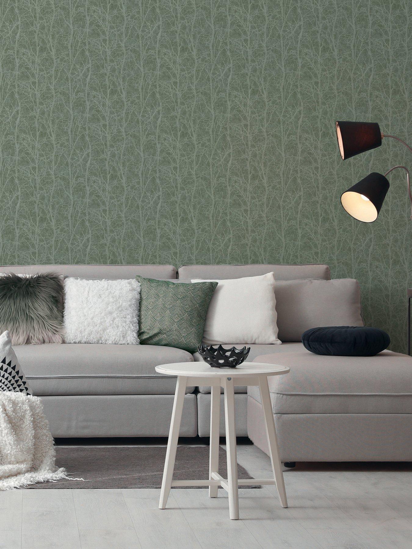 AS Creation Metropolitan Vibes Trees Grey Non Woven