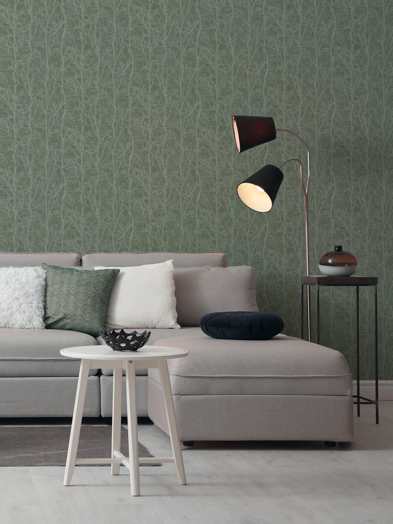 Image 1 of 4 of AS Creation Attractive Eva Green Non woven Wallpaper