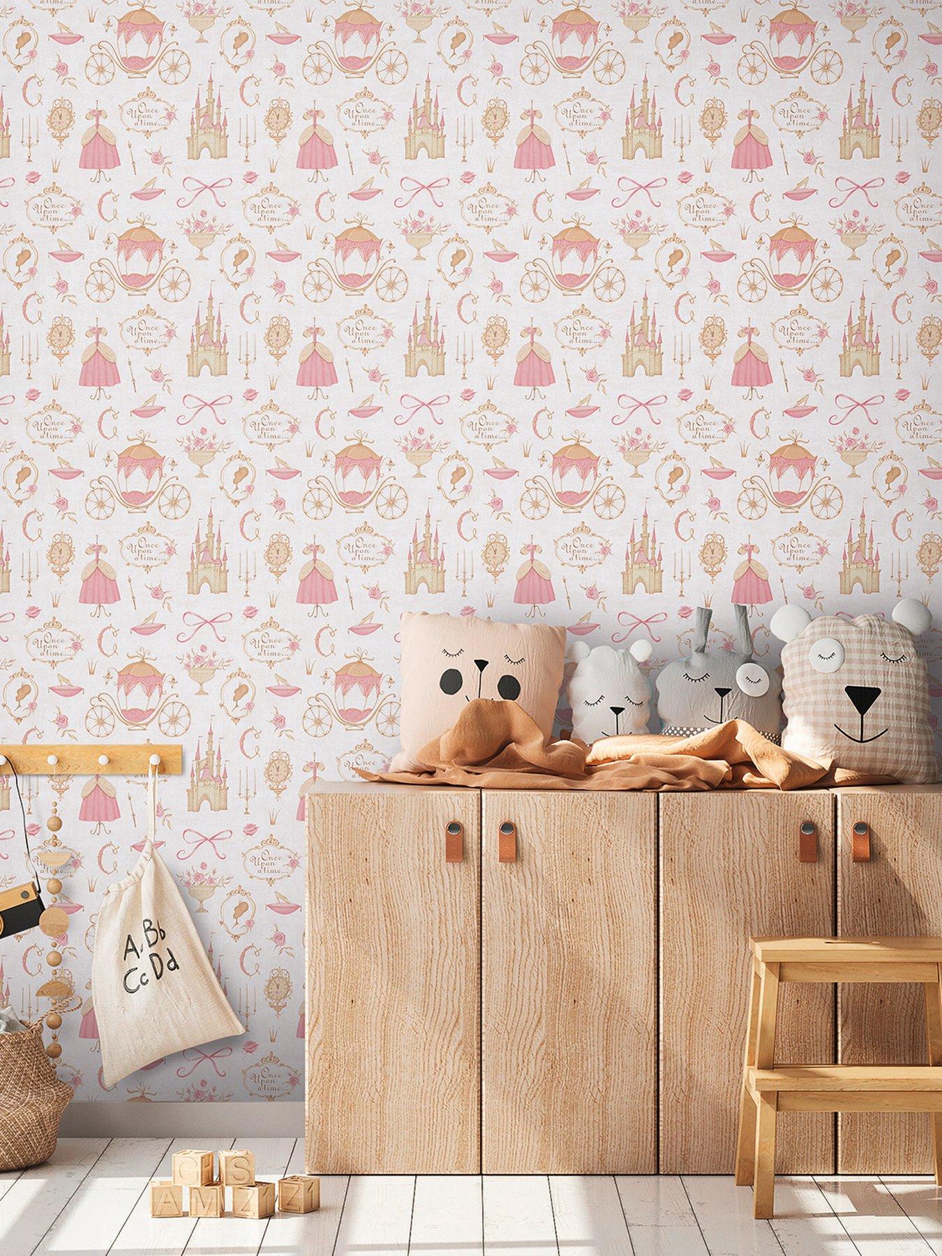 AS Creation Lilly and Luis Princess Pink Cream Wallpaper