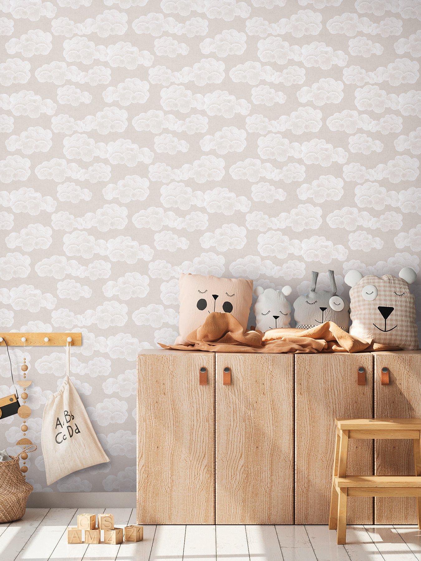 AS Creation Lilly And Luis Clouds Beige Brown
