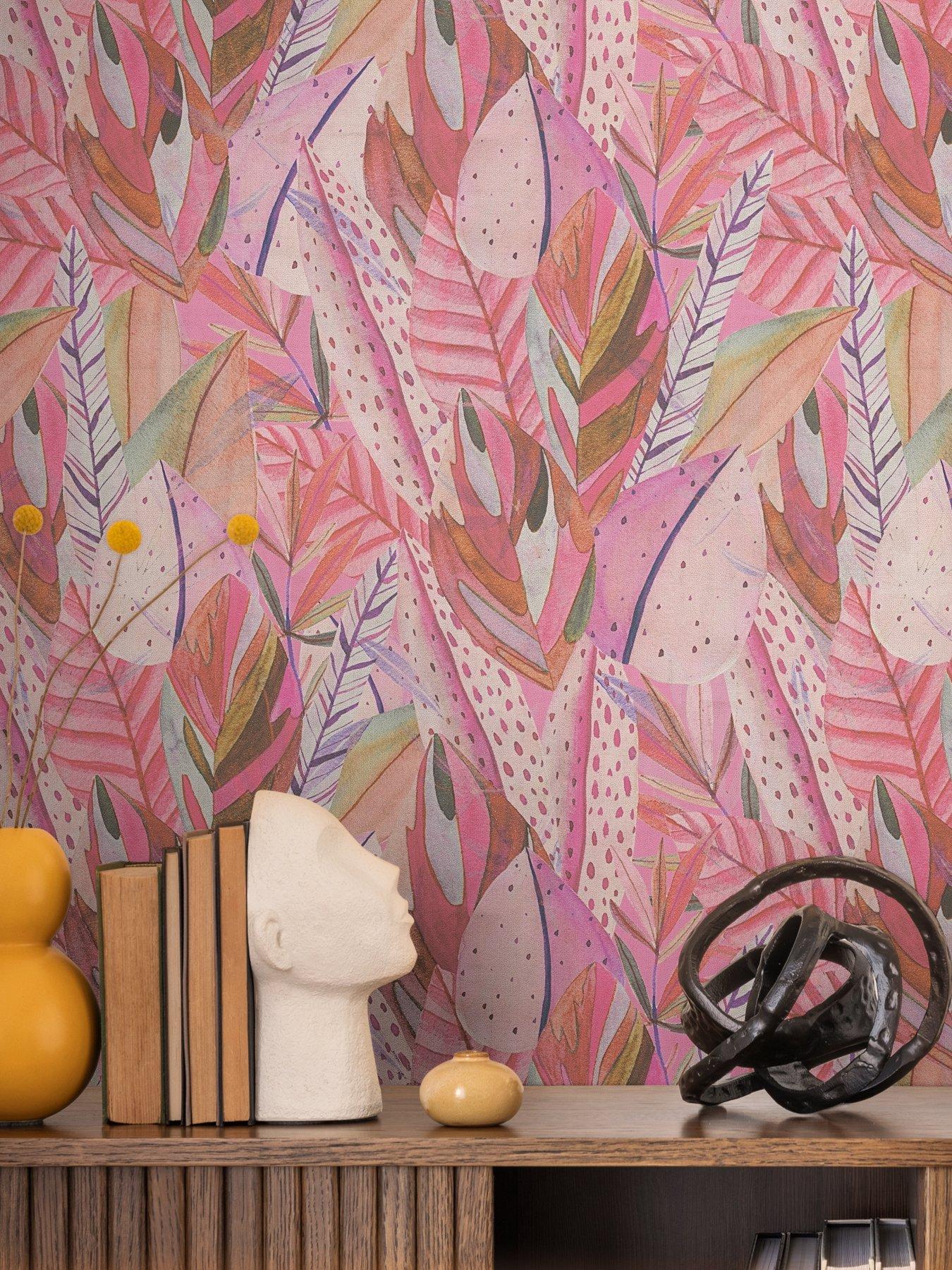 AS Creation Anna D'andrea Multi Pink Feather