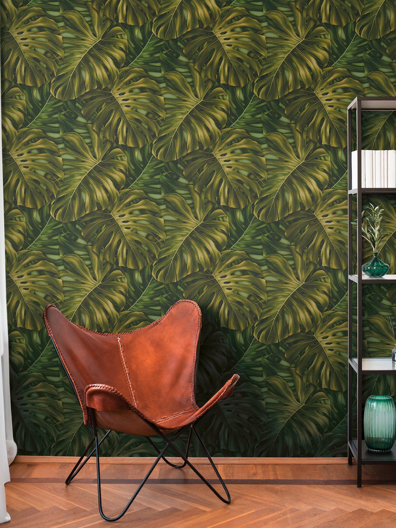AS Creation Jungle Wall Green Wallpaper