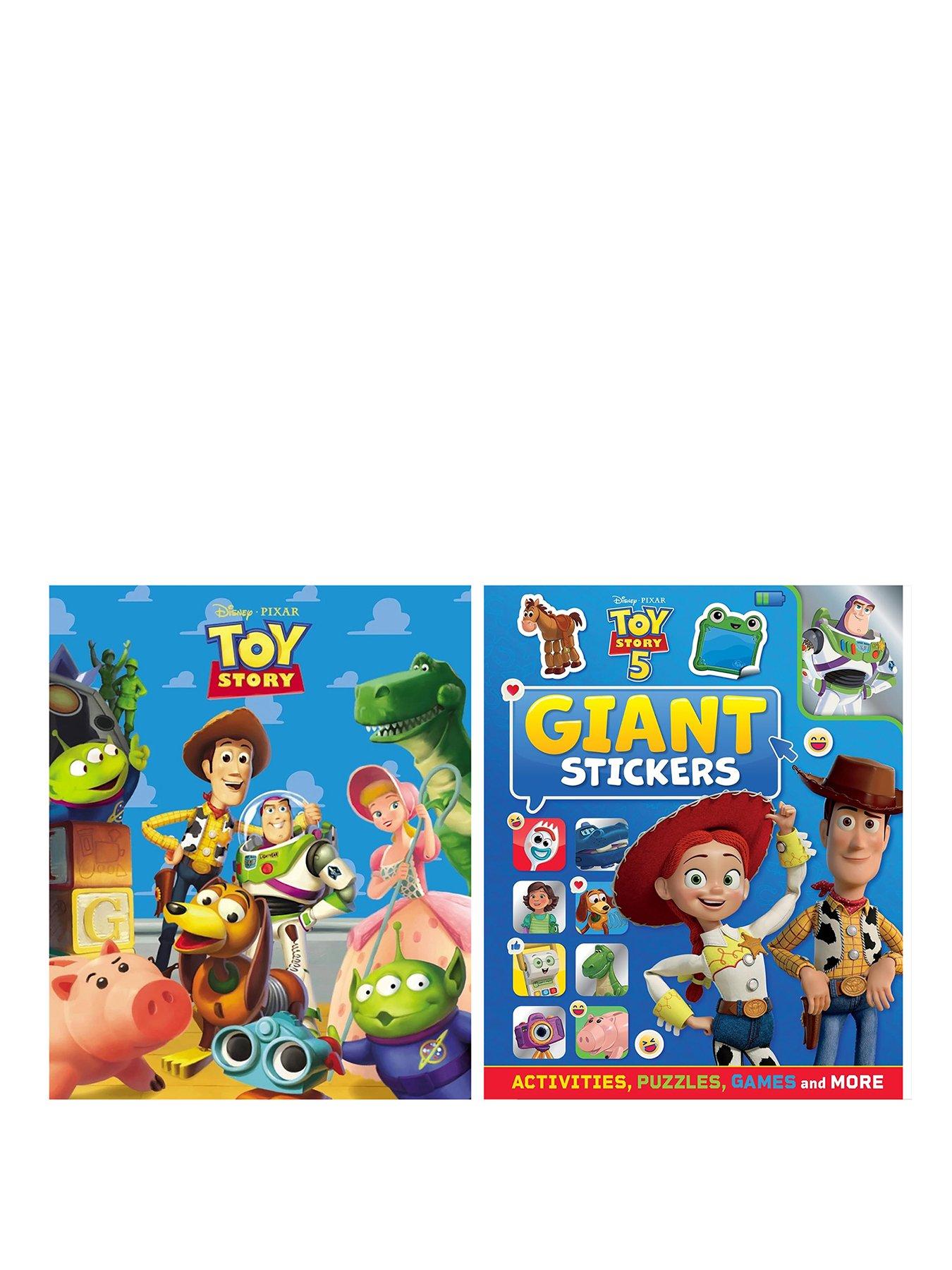 Image 1 of 3 of Disney Pixar Toy Story 5 Giant Stickers & Storybook 2 Book Bundle