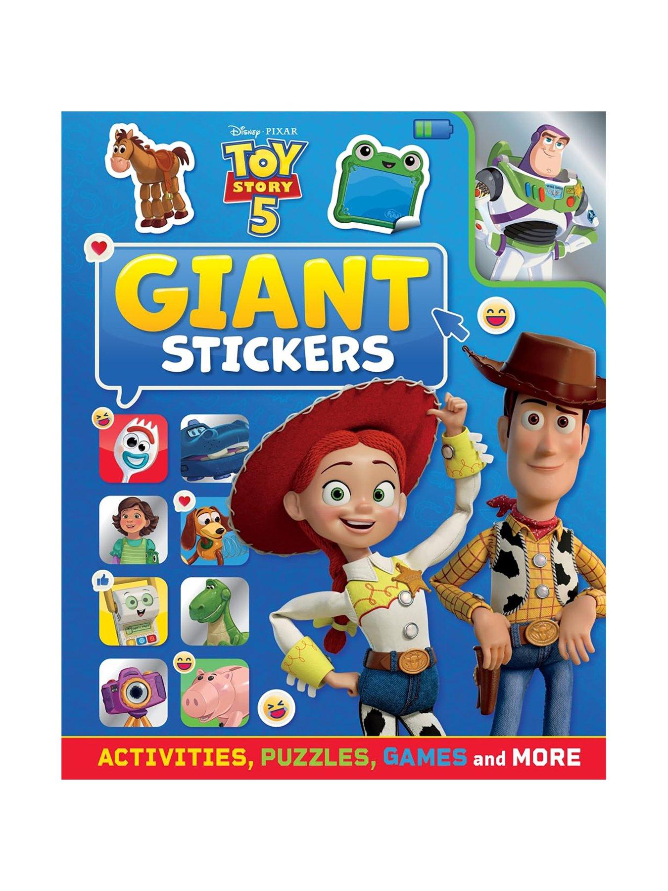 Image 2 of 3 of Disney Pixar Toy Story 5 Giant Stickers & Storybook 2 Book Bundle