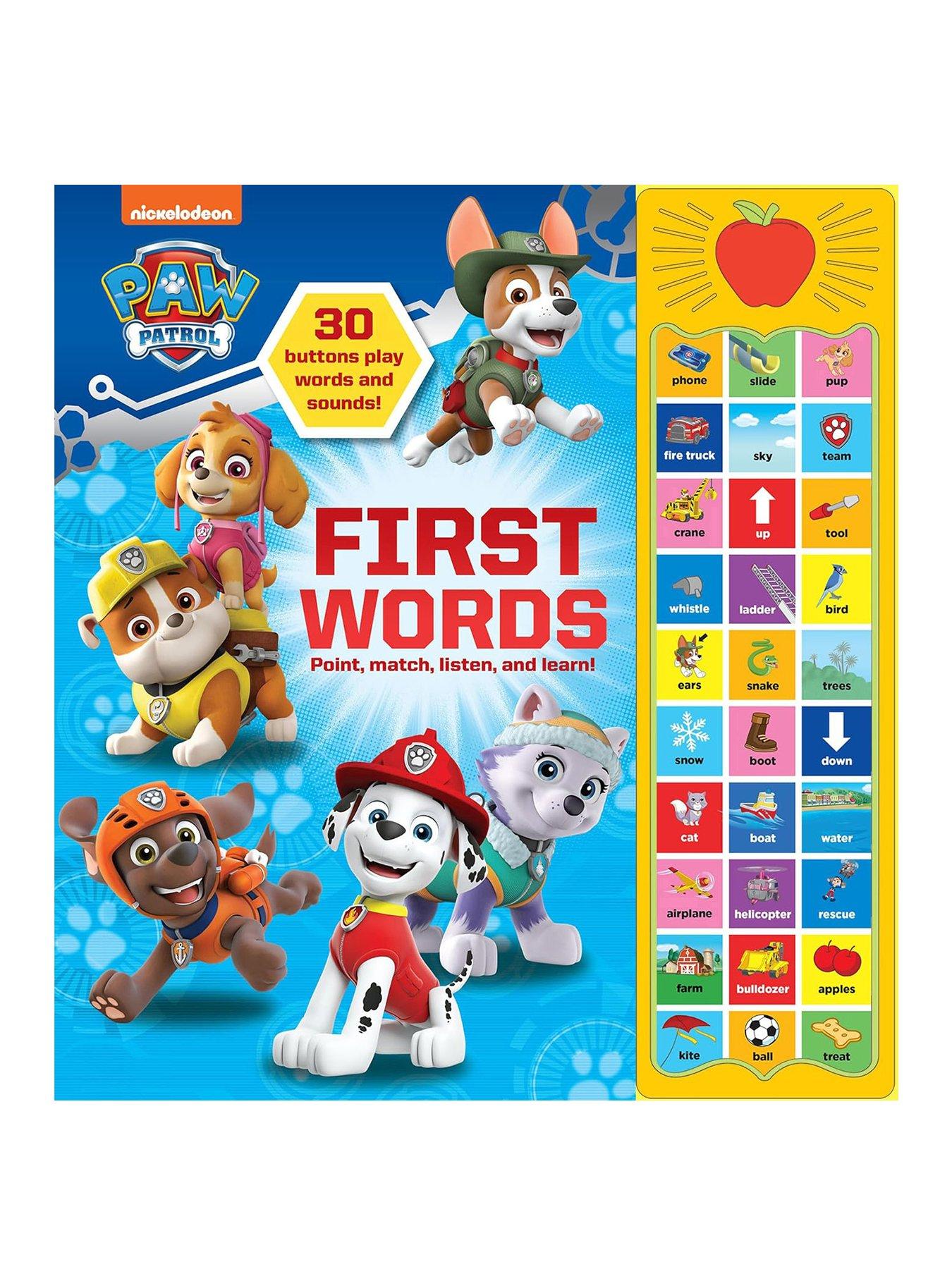 Image 1 of 3 of Paw Patrol PAW Patrol First Words - 30-Button Sound Book