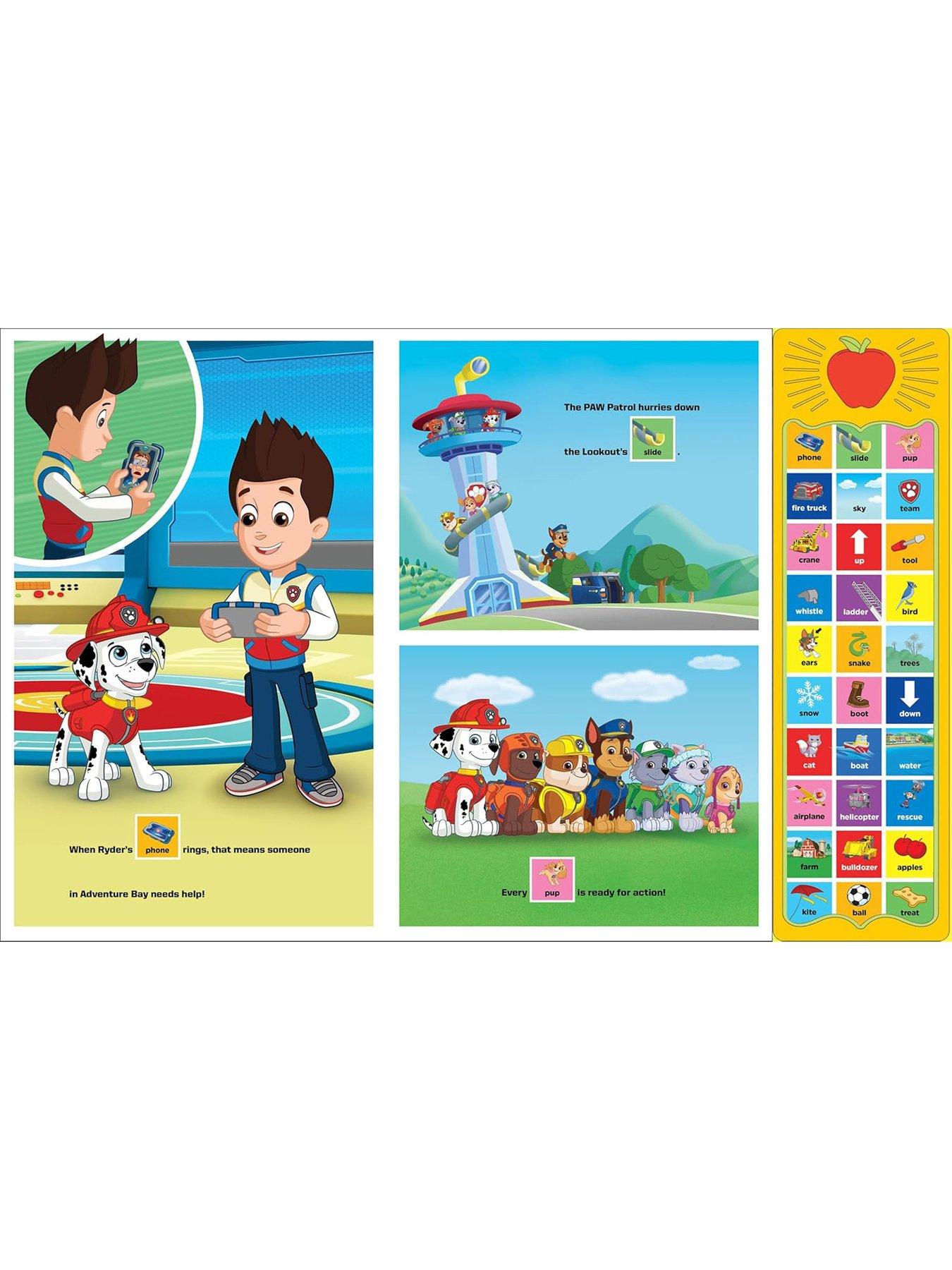 Image 2 of 3 of Paw Patrol PAW Patrol First Words - 30-Button Sound Book
