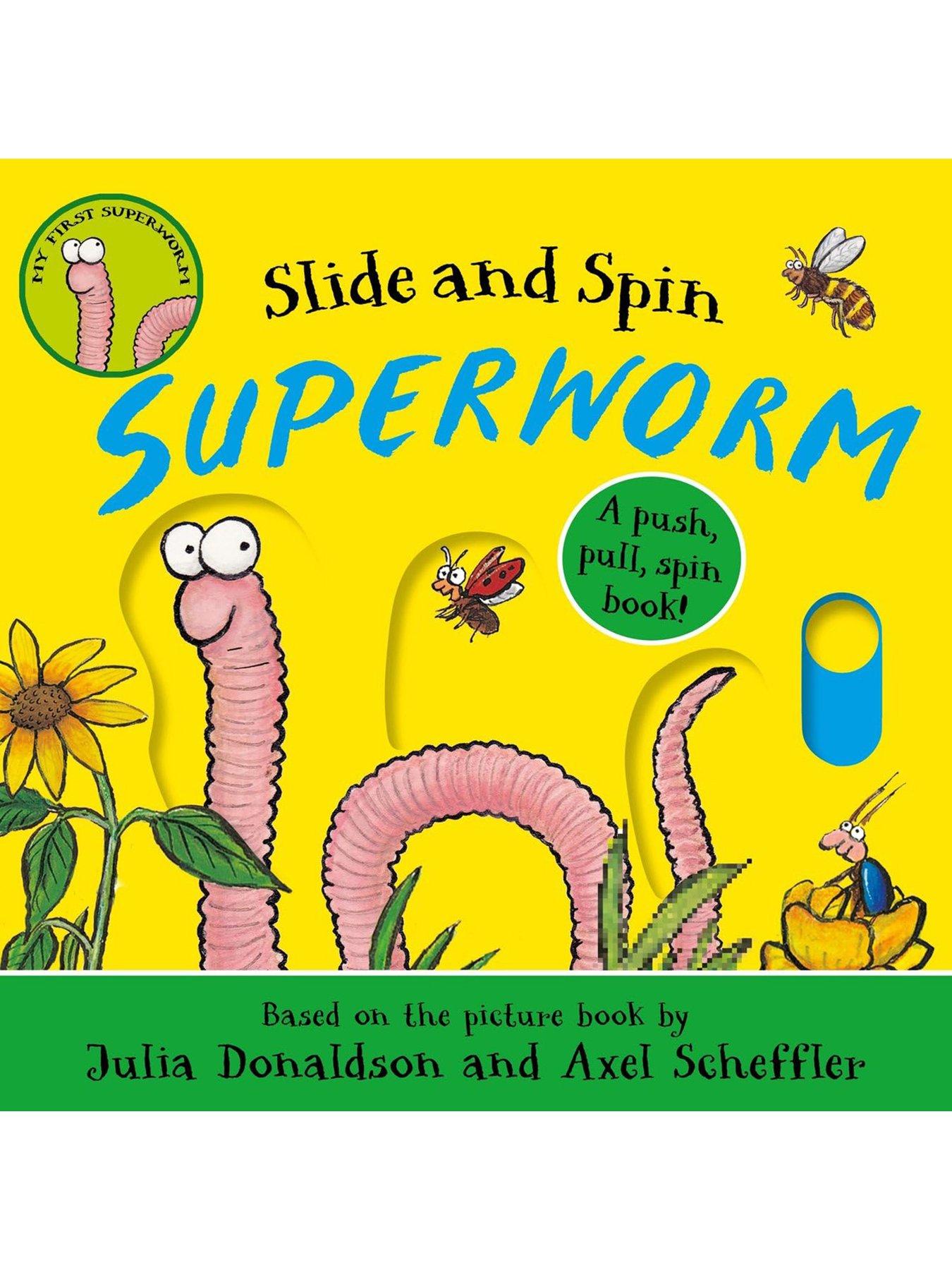 Image 2 of 5 of Julia Donaldson Slide And Spin Superworm And Zog Board Book Bundle
