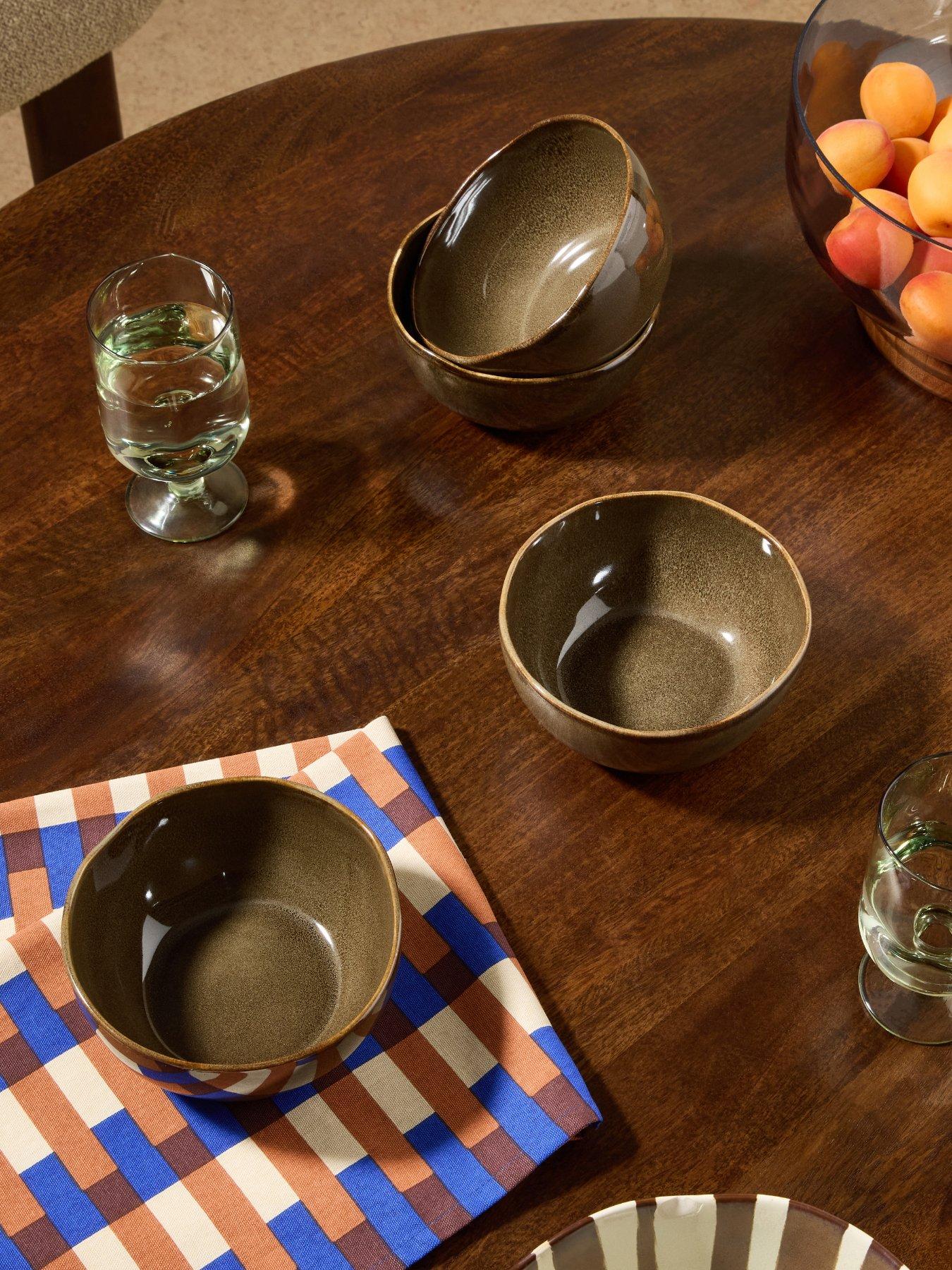 Made Made Travellers Rest Cereal Bowl Brown 4pk