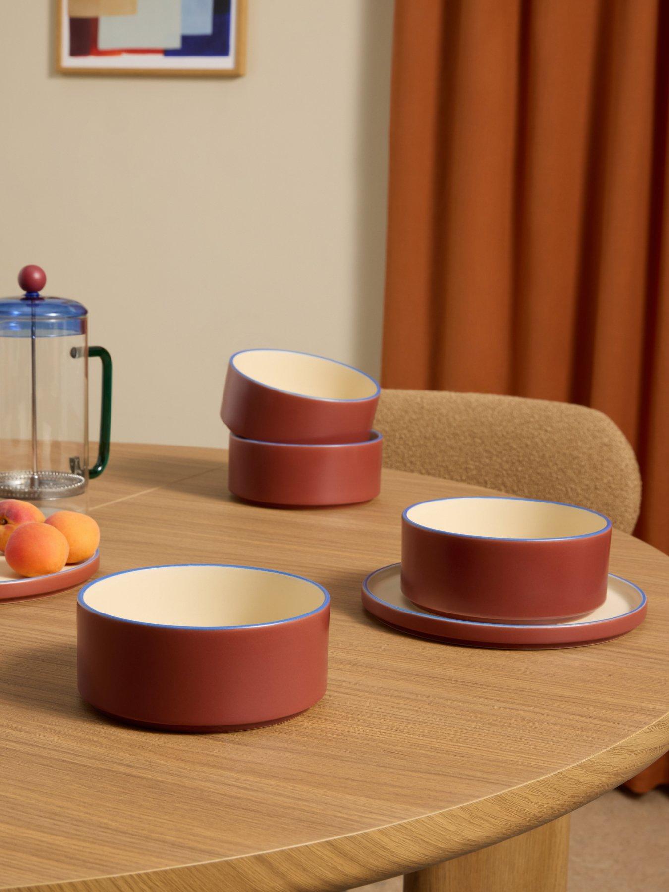 Made Made Modern Studio Cereal Bowl Brown  4pk