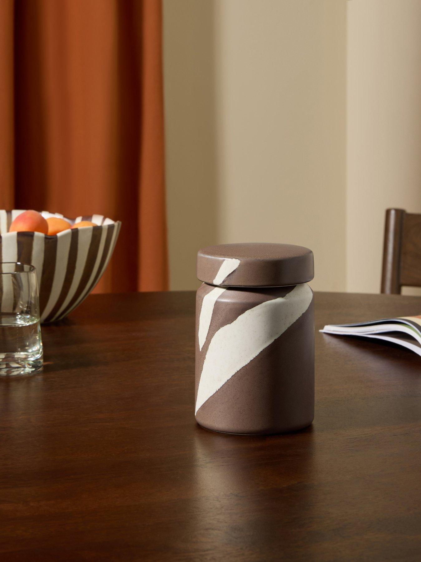 Made Made Travellers Rest Storage Jar Stripe