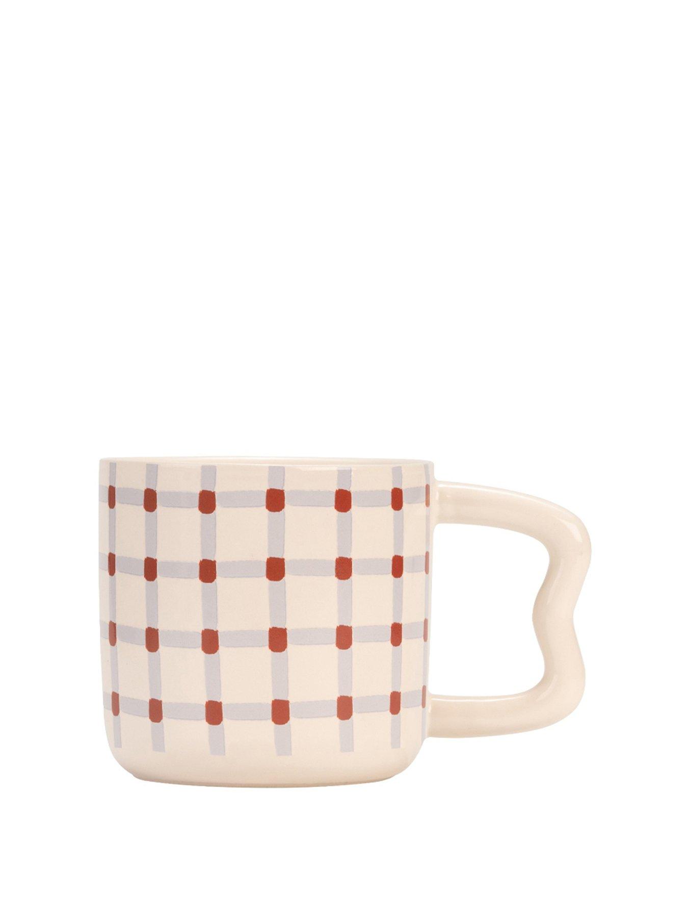 Image 2 of 4 of Made Made Modern Studio Check Mug 4pk