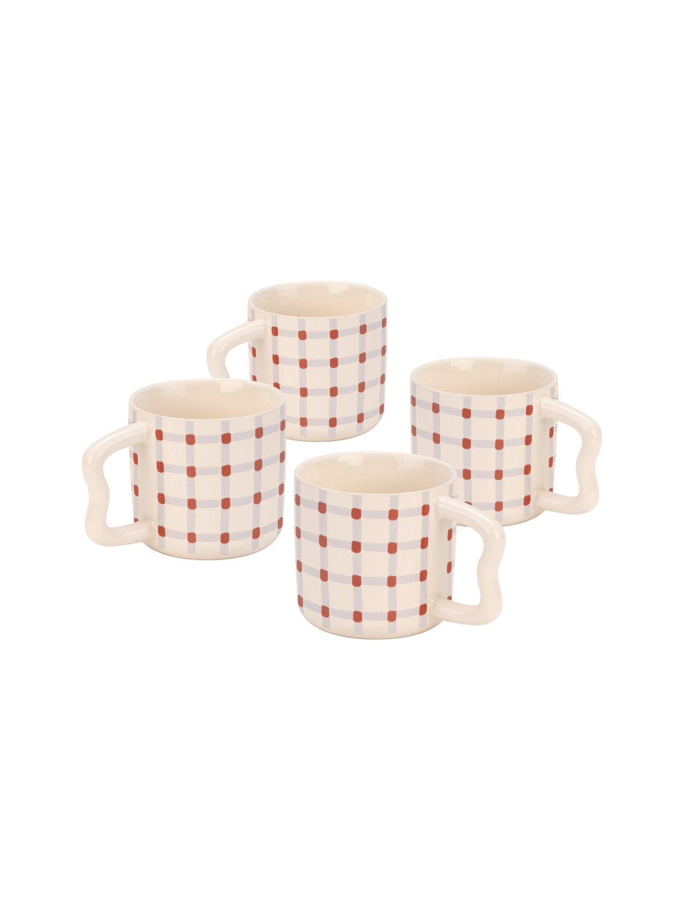 Image 3 of 4 of Made Made Modern Studio Check Mug 4pk