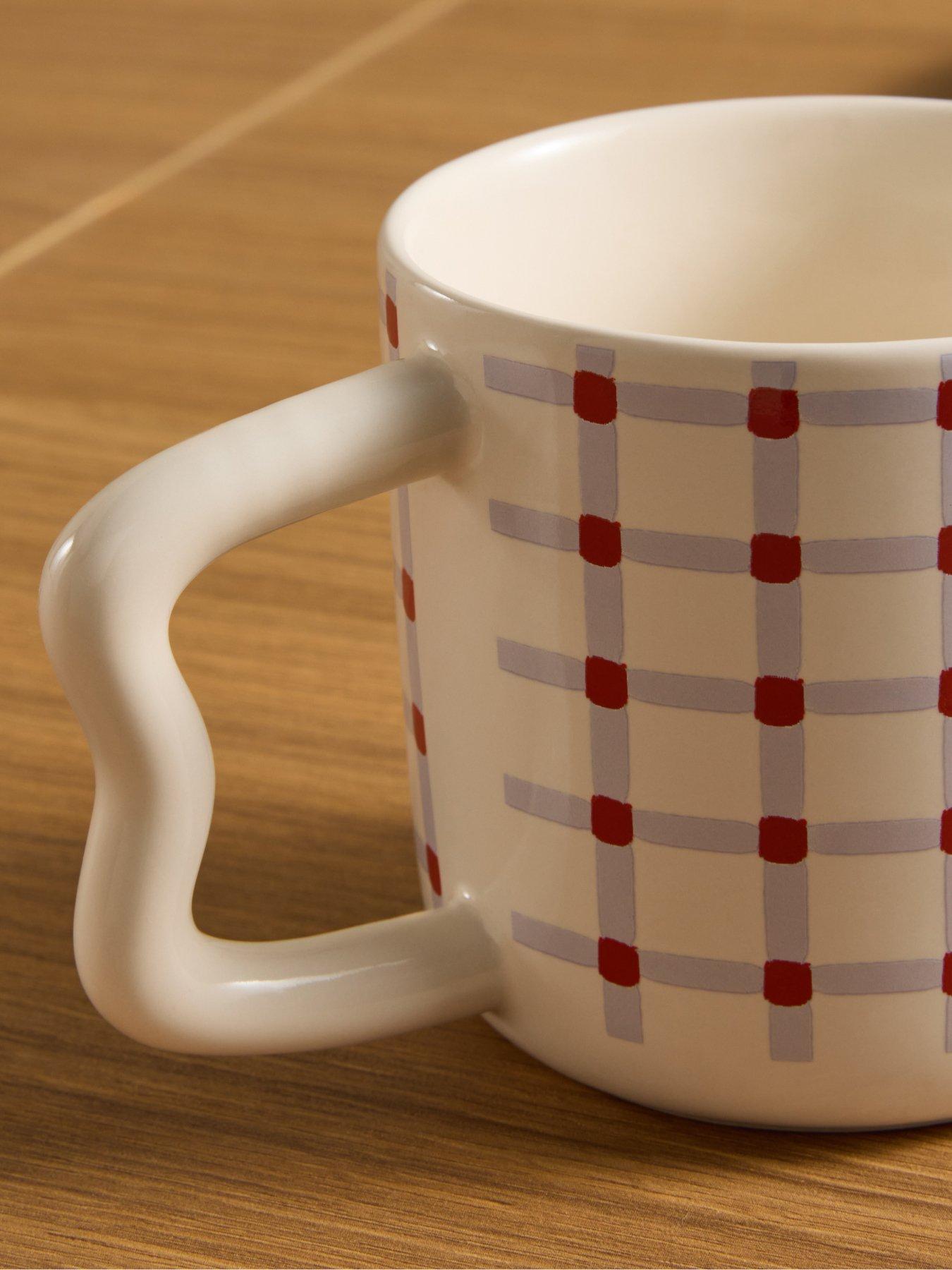 Image 4 of 4 of Made Made Modern Studio Check Mug 4pk
