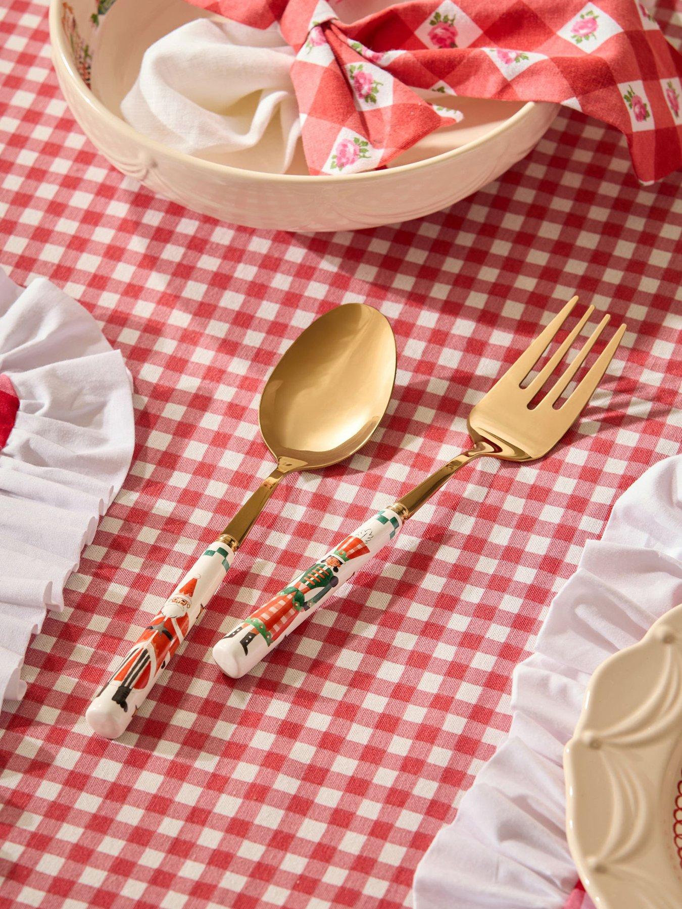 Cath Kidston Nutcracker Set Of 2 Serving Utensils in Multi