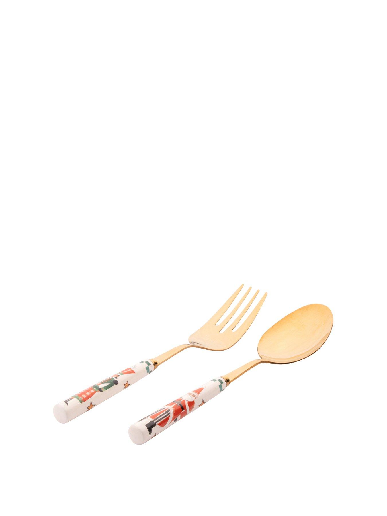 Image 1 of 3 of Cath Kidston Nutcracker Set of 2 Serving Utensils