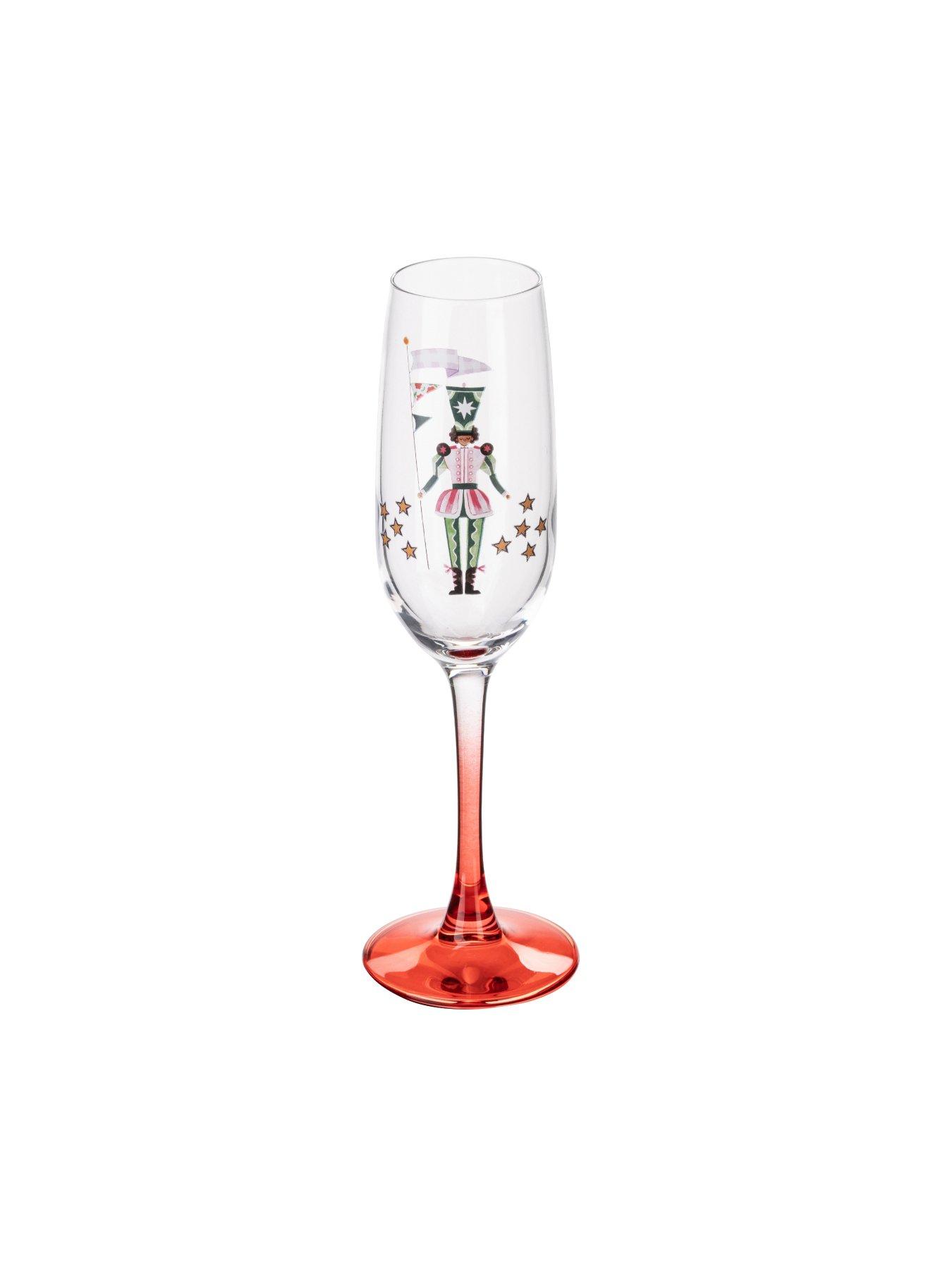 Image 2 of 2 of Cath Kidston Nutcracker Set of 2 Champagne Flutes