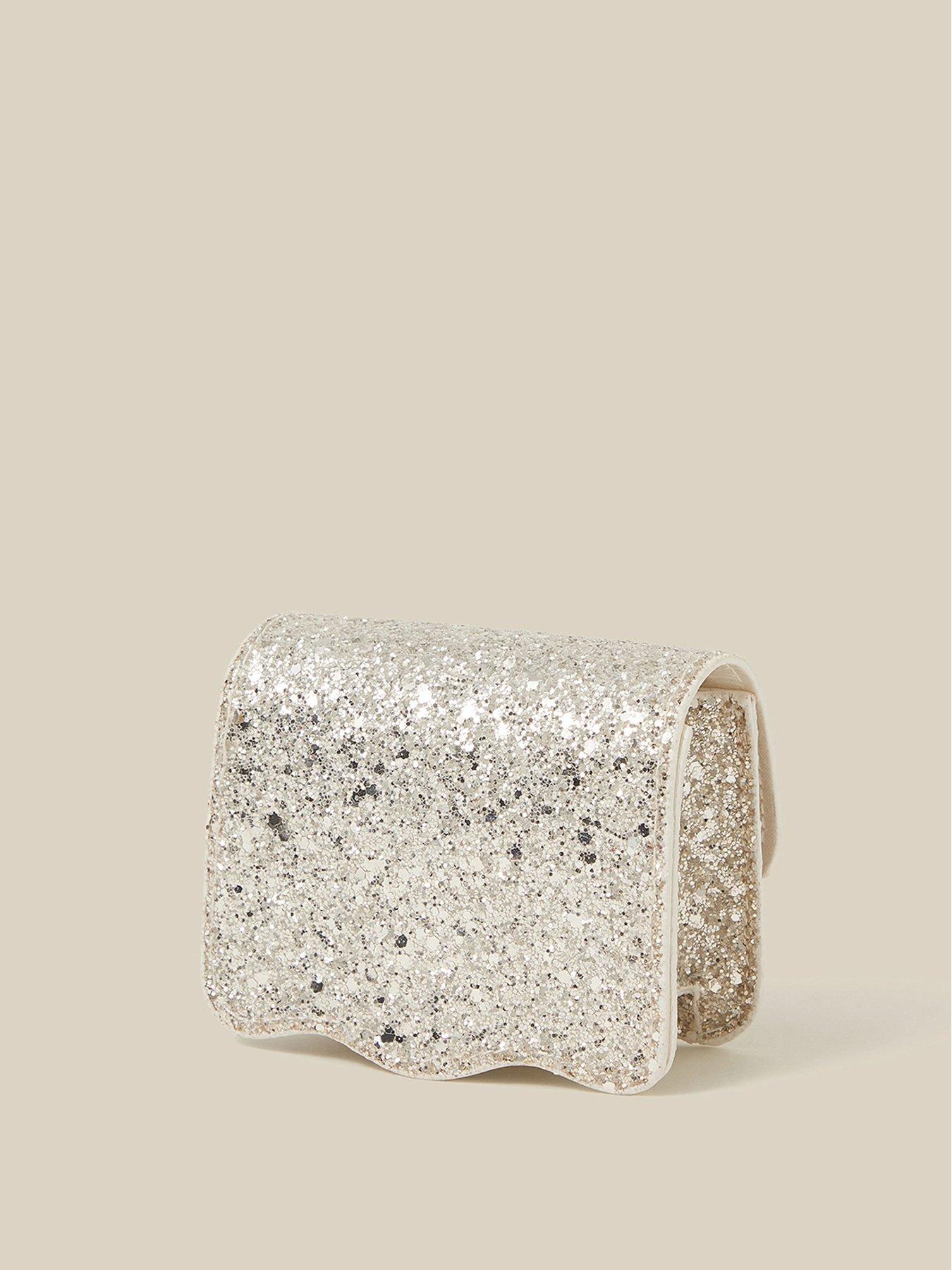 Image 2 of 4 of Monsoon Girls Mini Bling Butterfly Bag - Ivory