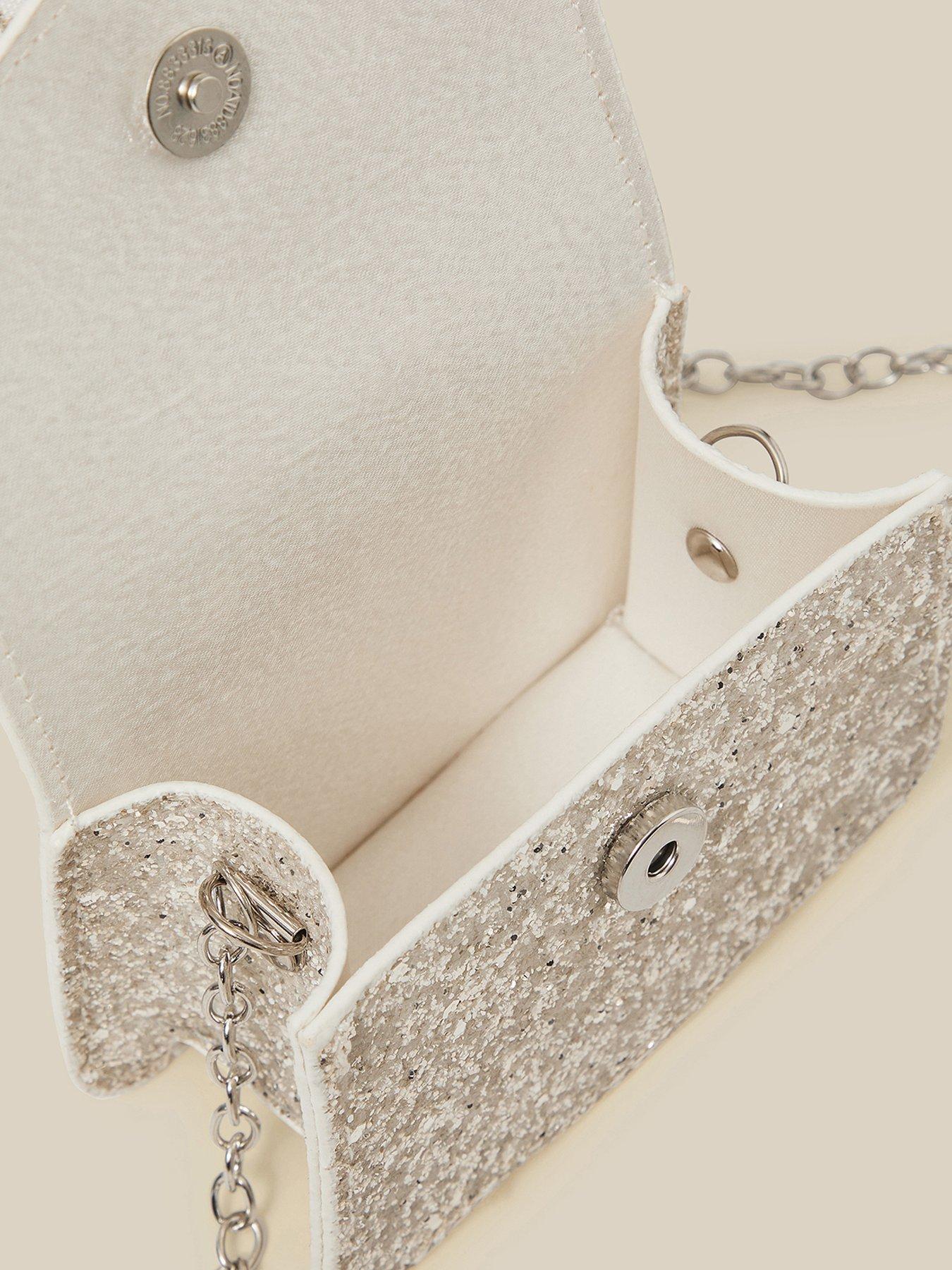 Image 3 of 4 of Monsoon Girls Mini Bling Butterfly Bag - Ivory