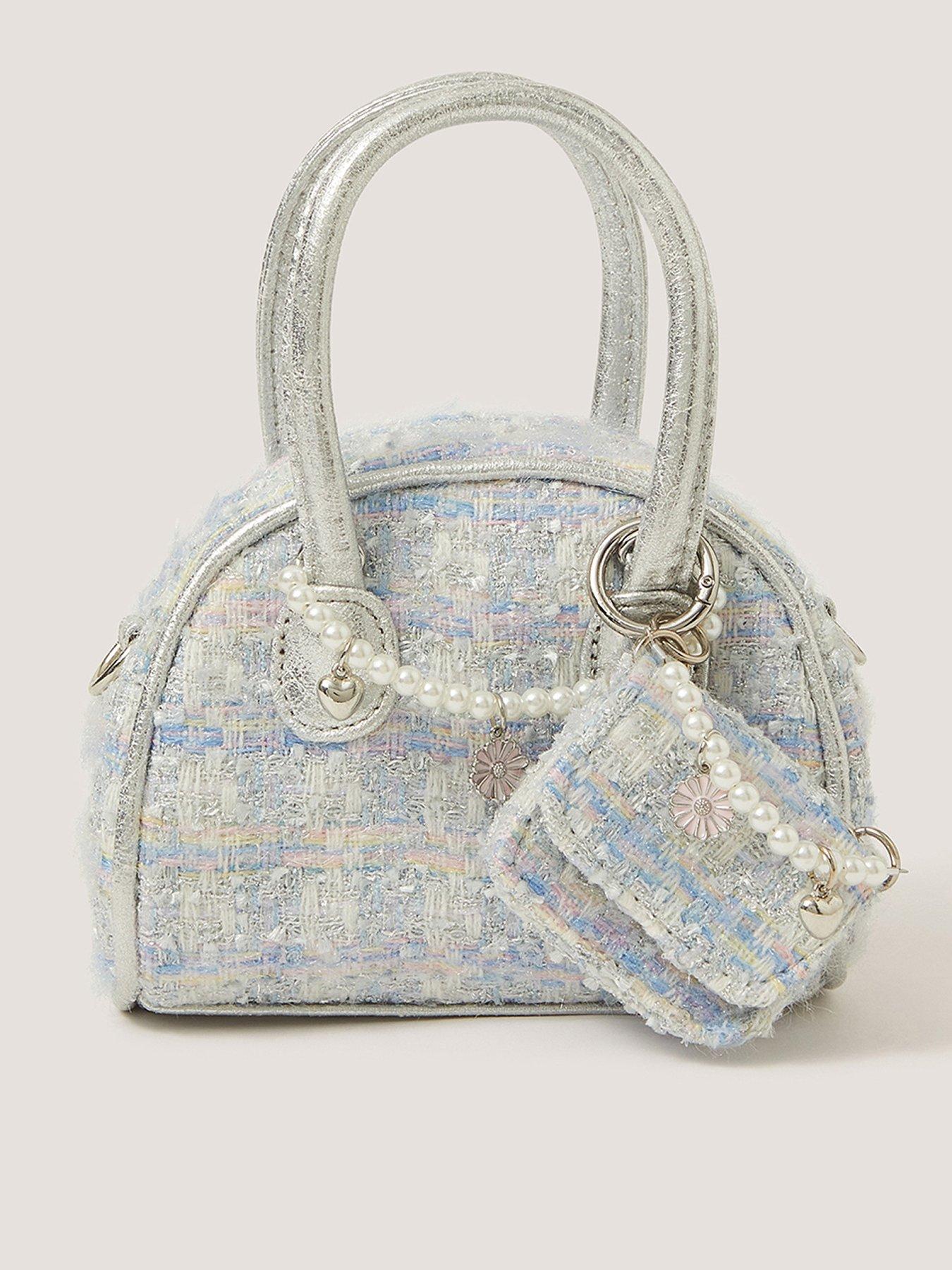 Monsoon Girls Lucy Boucle Charm Bag - Multi