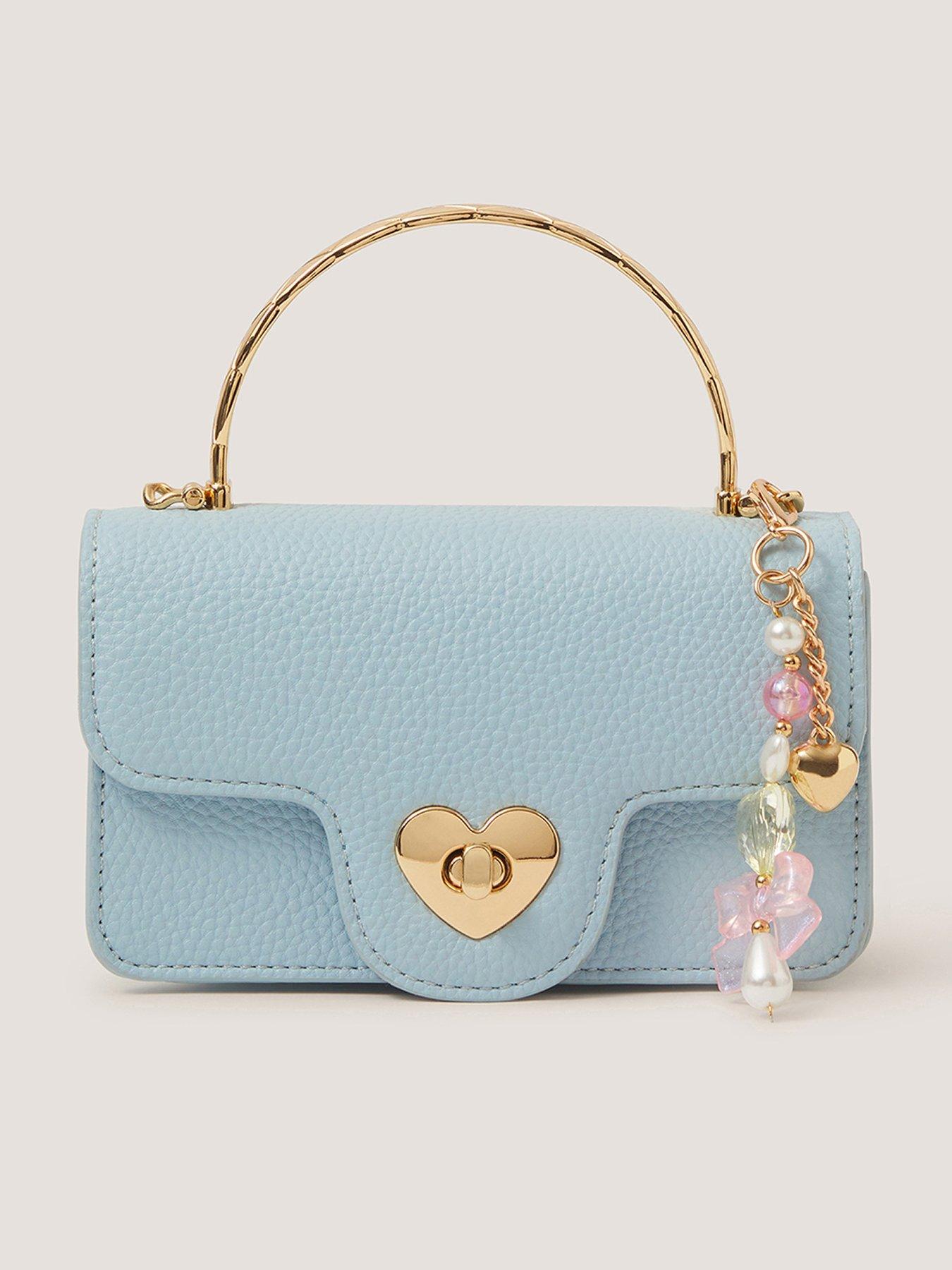 Monsoon Girls Betsy Charm Bag - Blue