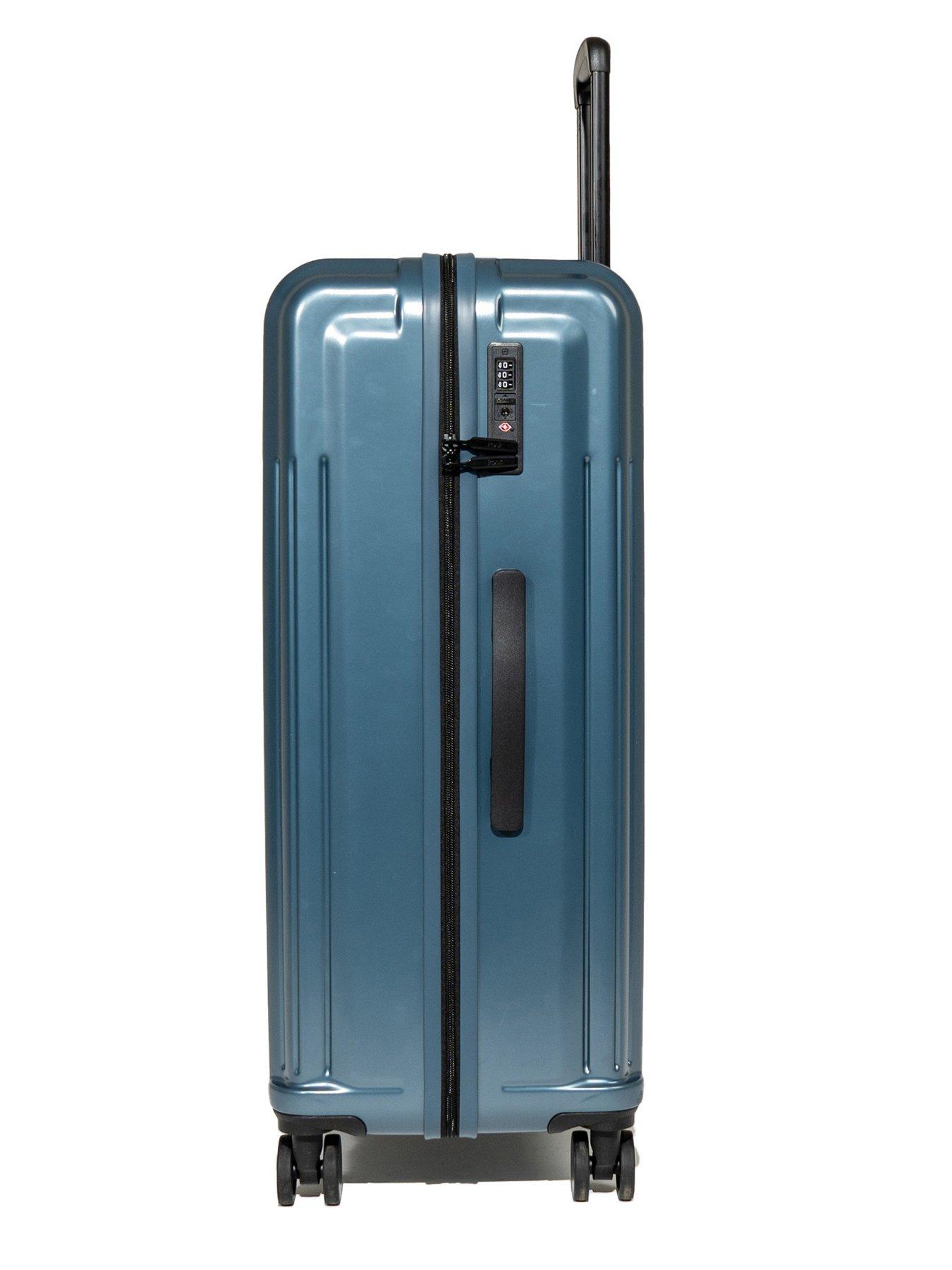 Image 3 of 7 of Rock Luggage Luna Blue 3pc Set Suitcases