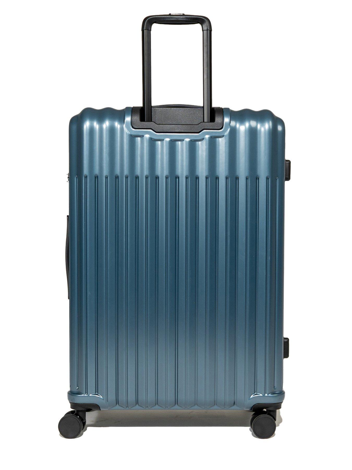 Image 4 of 7 of Rock Luggage Luna Blue 3pc Set Suitcases