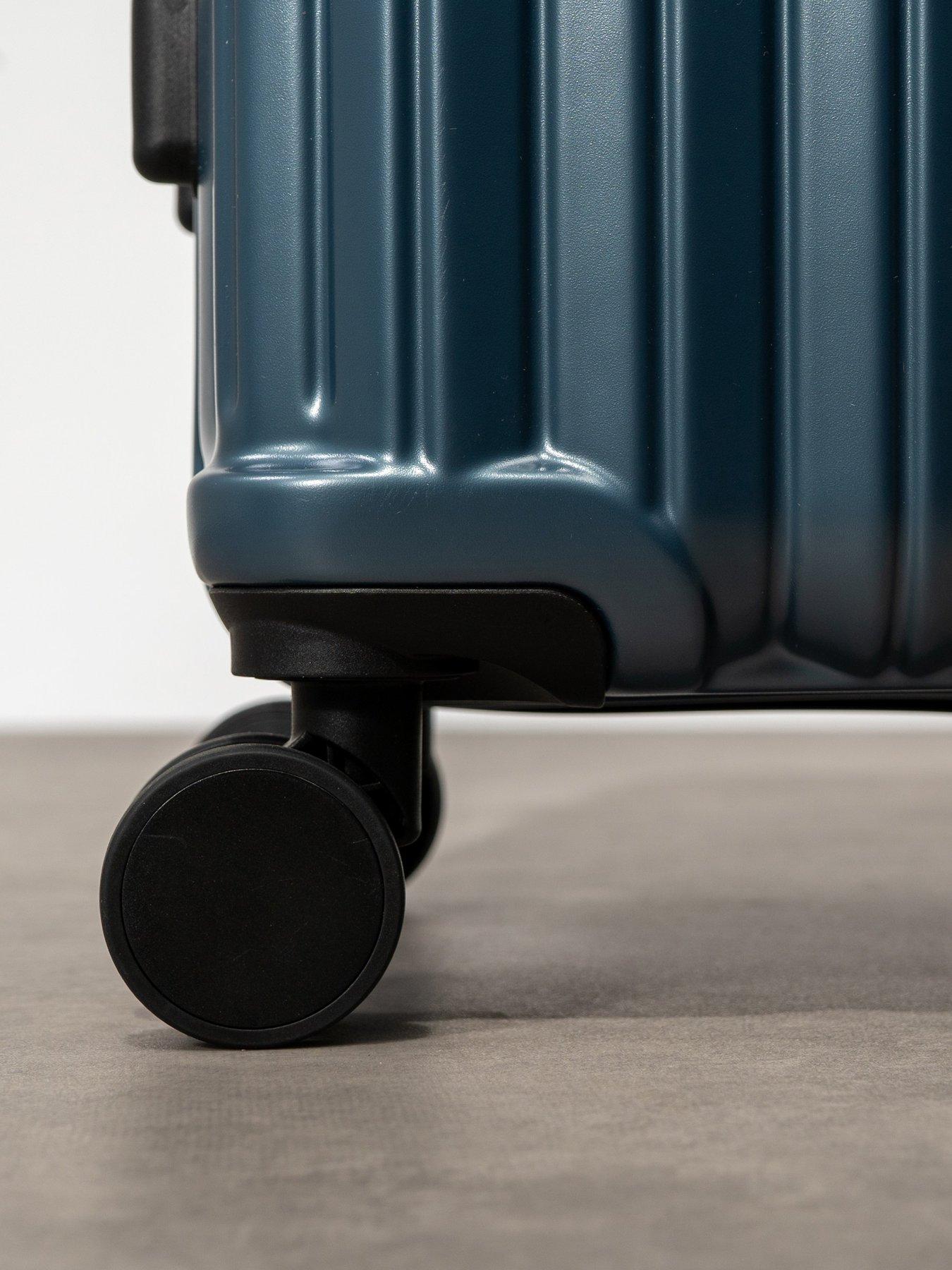 Image 6 of 7 of Rock Luggage Luna Blue 3pc Set Suitcases