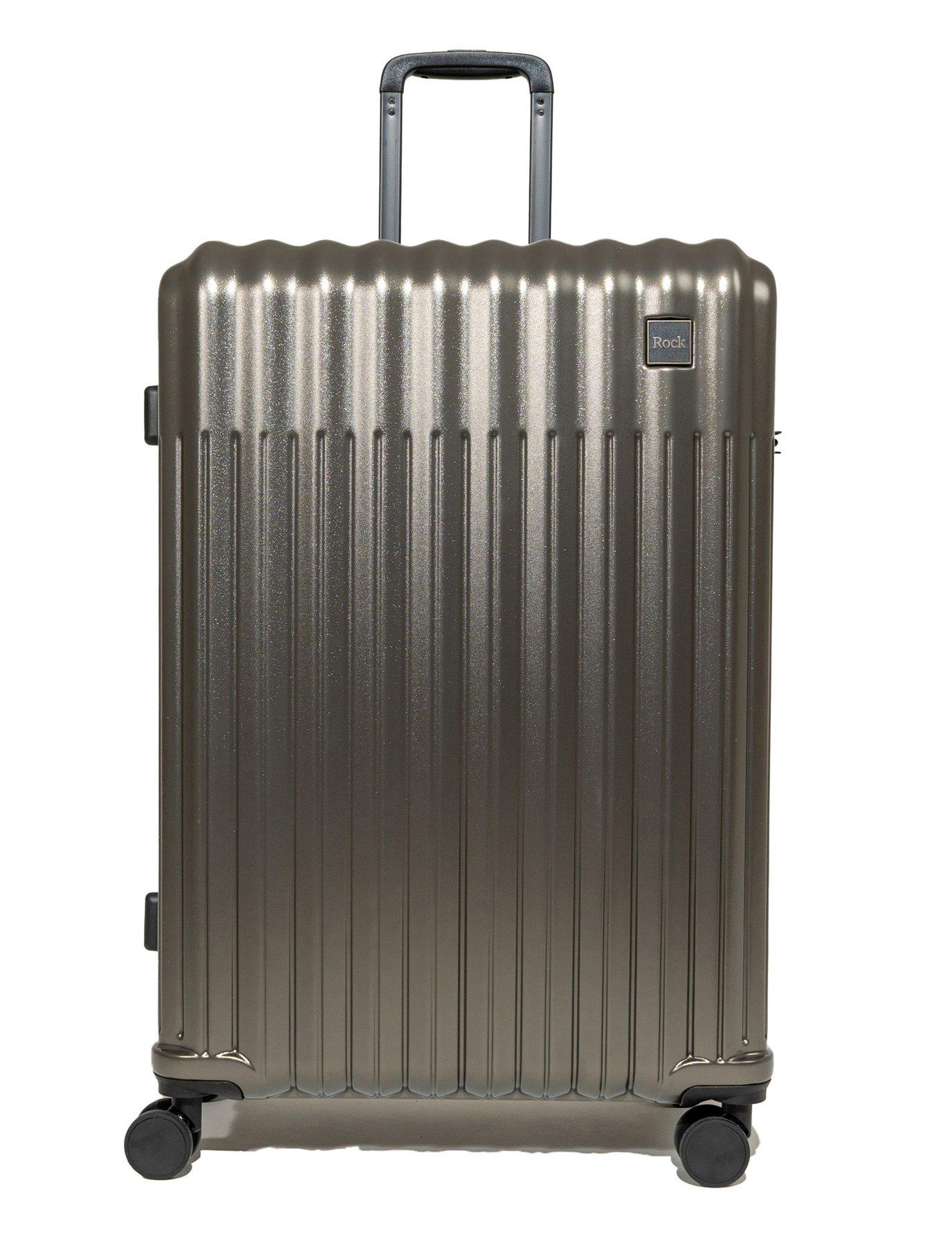 Image 2 of 7 of Rock Luggage Luna Charcoal Large Suitcase