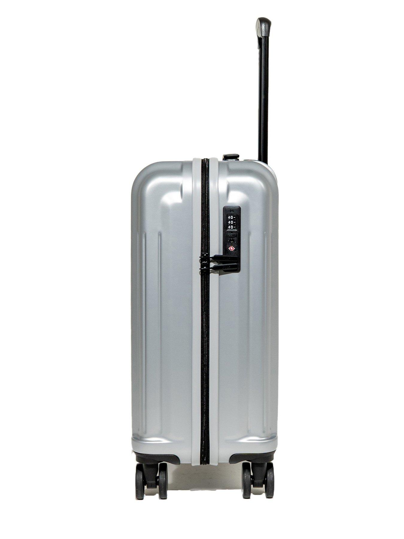 Image 4 of 7 of Rock Luggage Luna Silver Cabin Suitcase