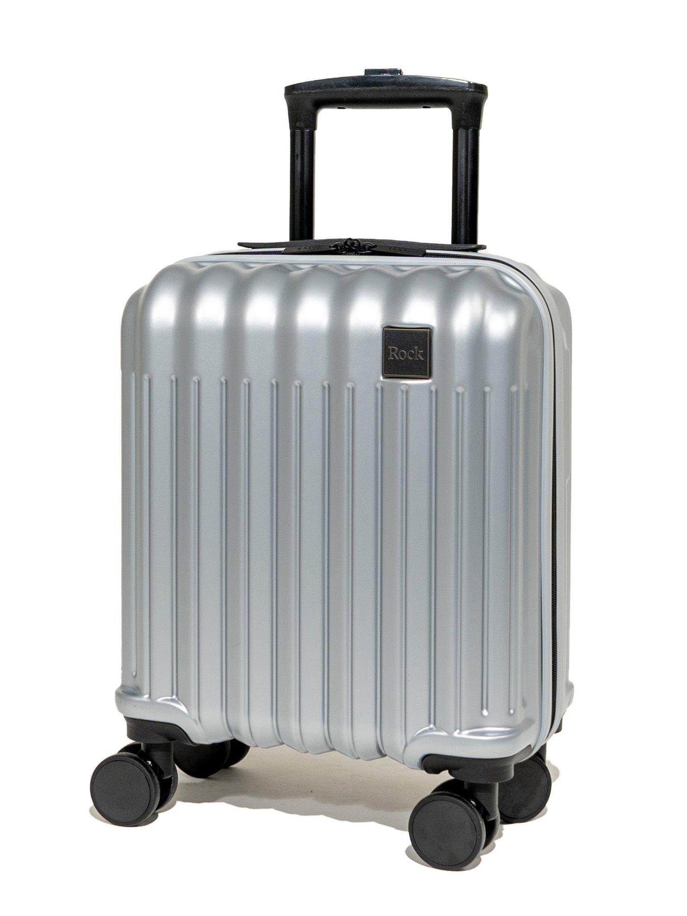 Image 3 of 7 of Rock Luggage Luna Silver 5pc Set Suitcases