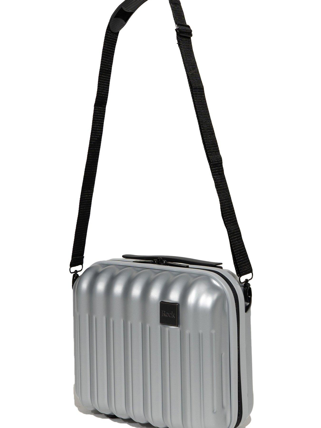 Image 5 of 7 of Rock Luggage Luna Silver 5pc Set Suitcases