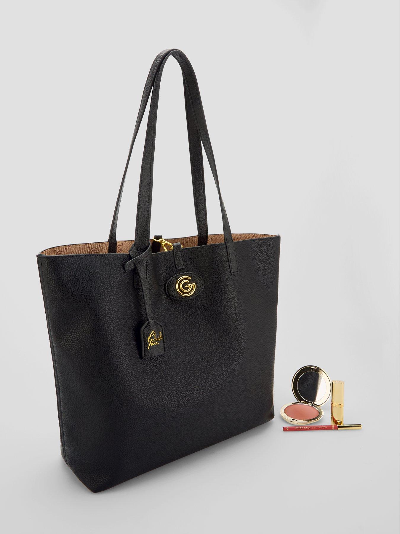 Image 3 of 6 of Gabriella G Designer Gabriella Gucci Luana Black Reversible Shopping Bag