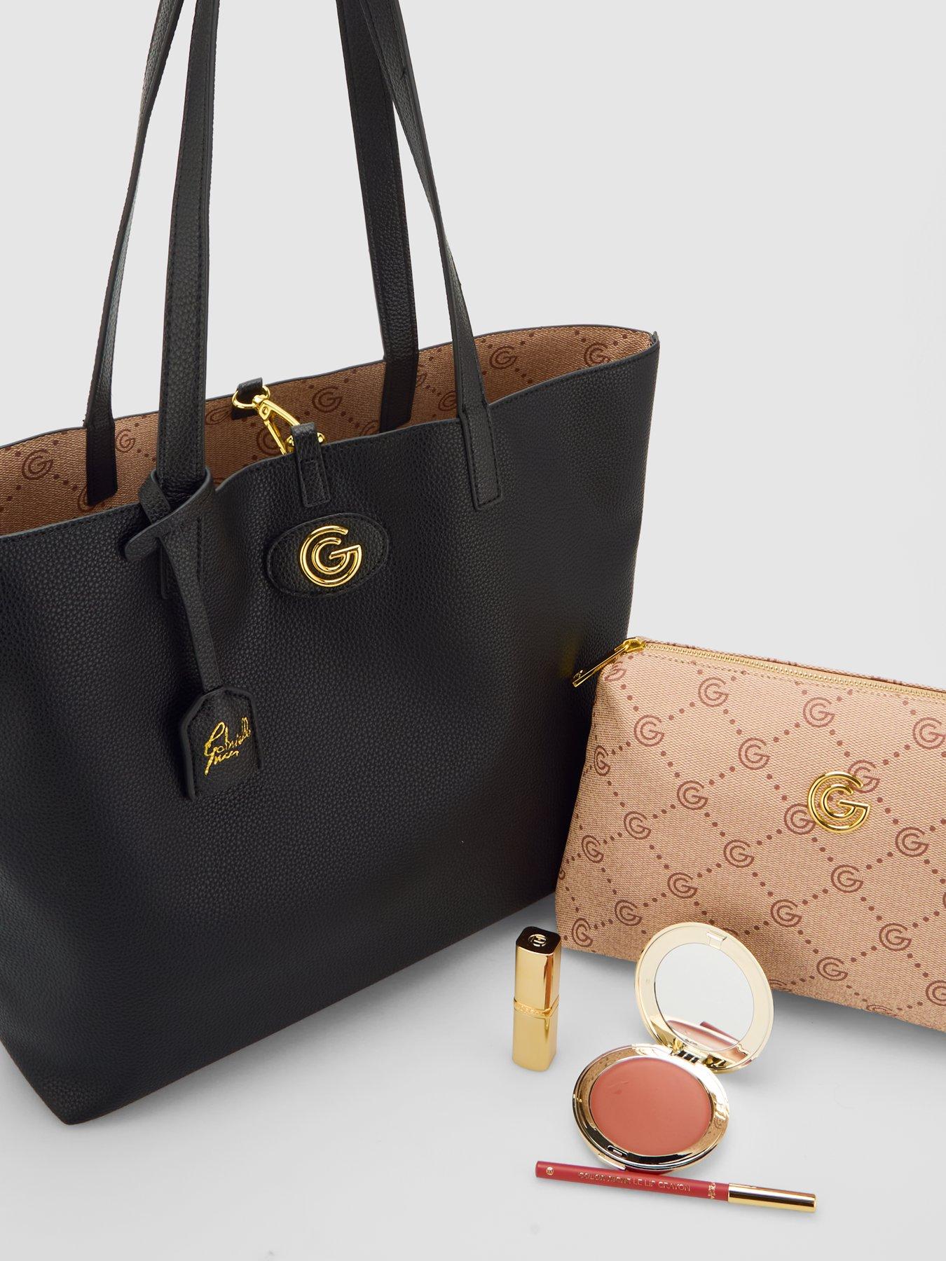 Image 5 of 6 of Gabriella G Designer Gabriella Gucci Luana Black Reversible Shopping Bag