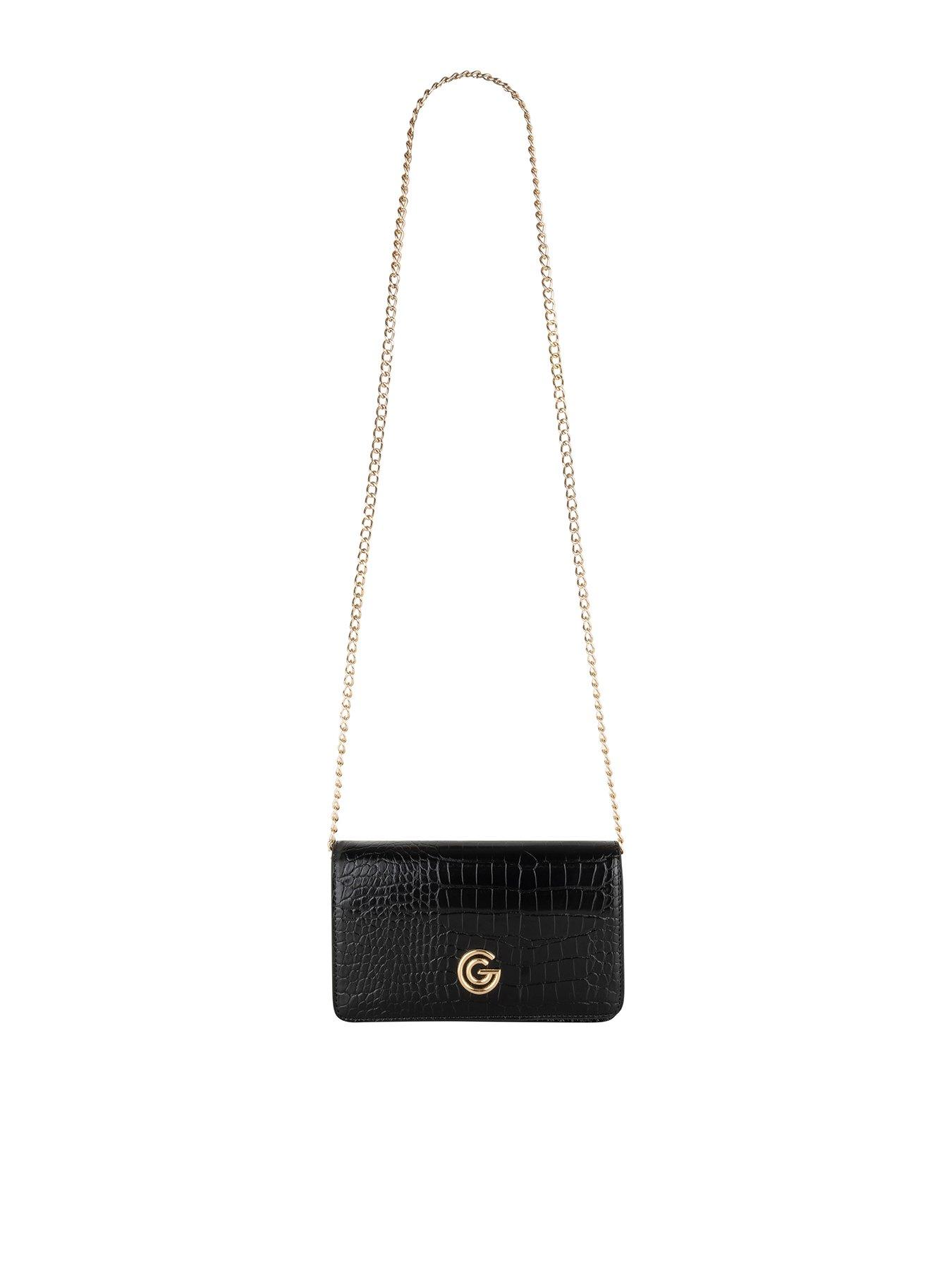 Image 1 of 4 of Gabriella G Designer Gabriella Gucci Queen Black Wallet On Chain
