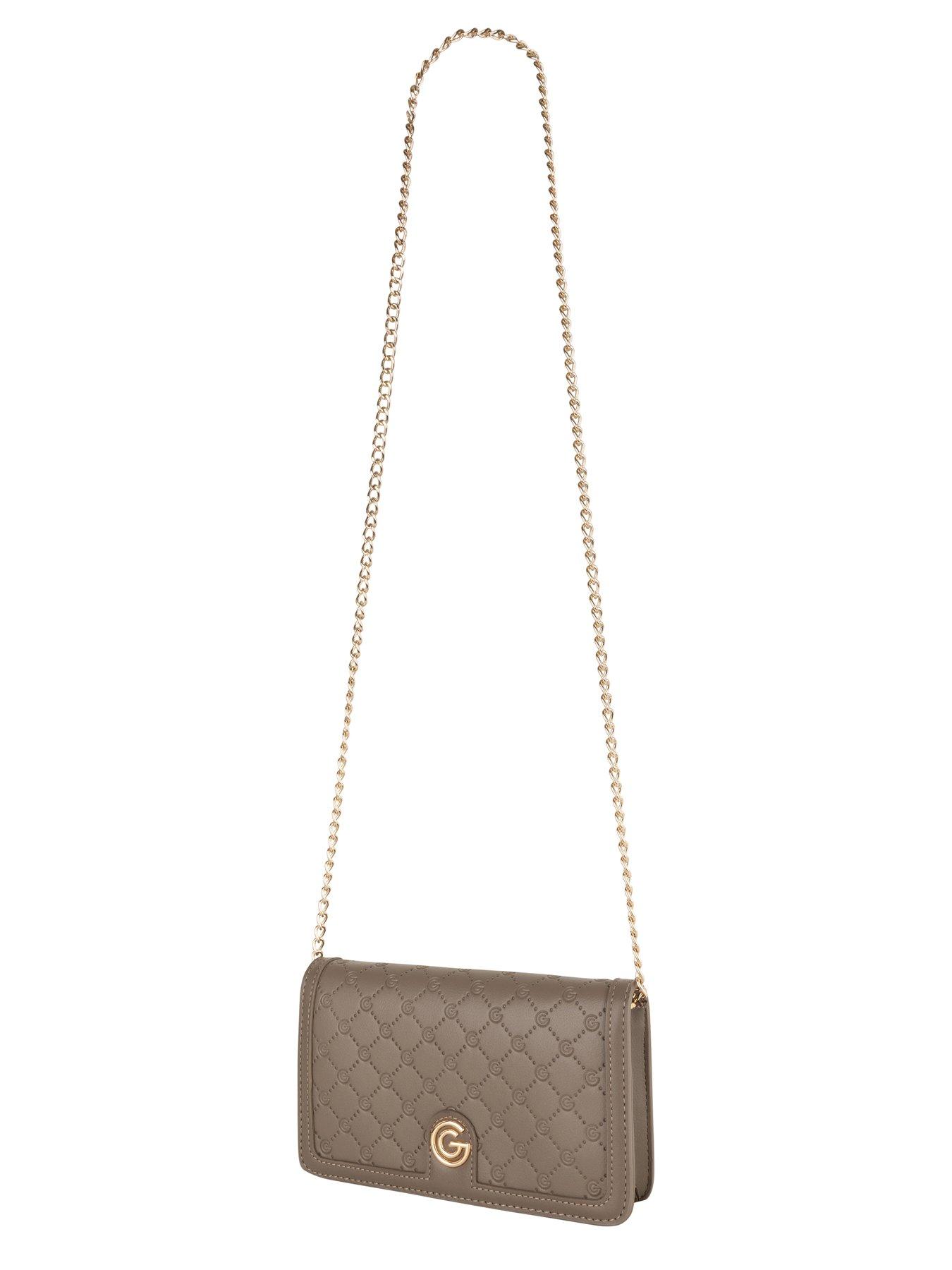 Image 2 of 4 of Gabriella G Designer Gabriella Gucci Womens Queen Wallet On Crossbody Chain - Grey