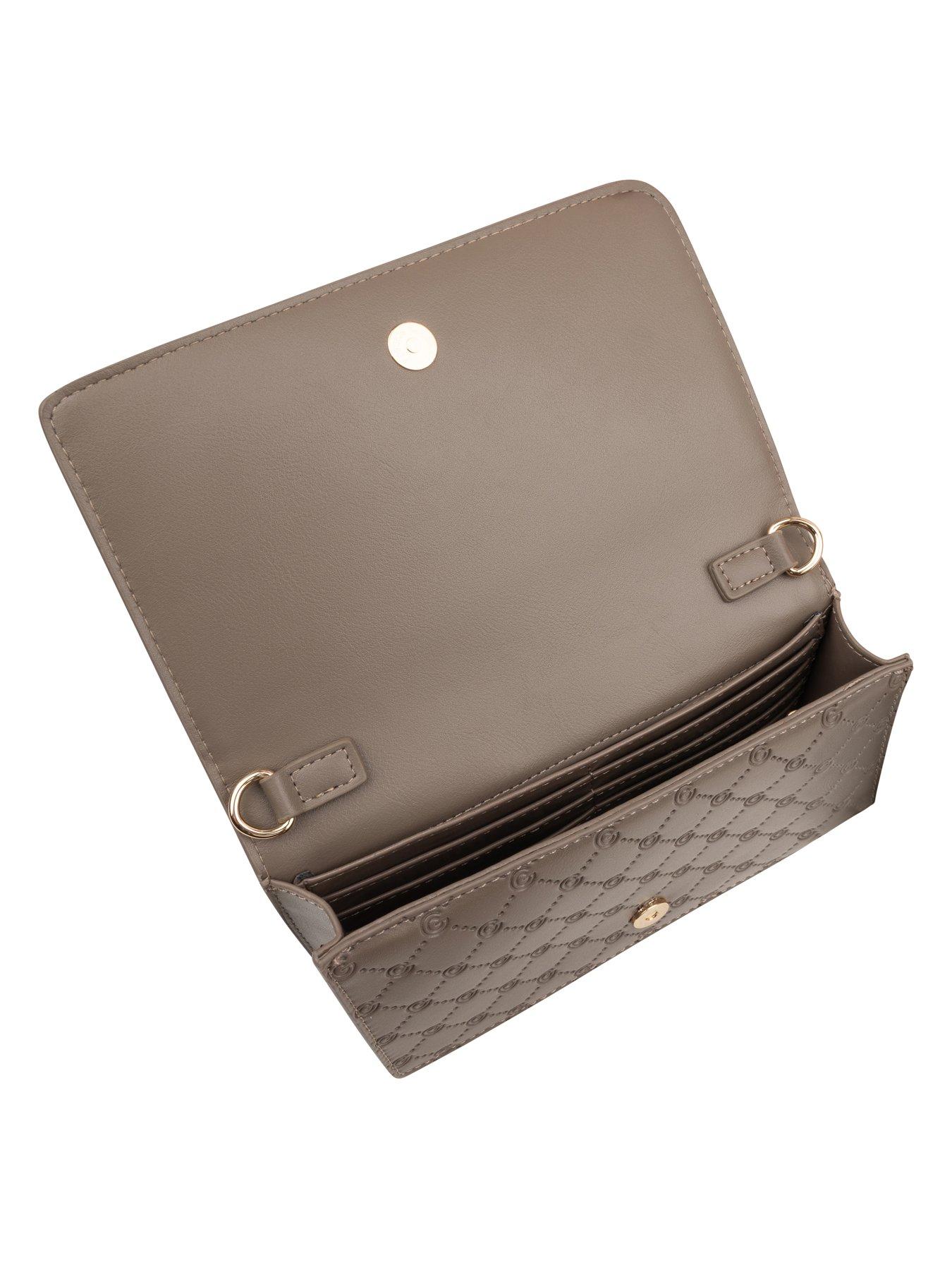 Image 4 of 4 of Gabriella G Designer Gabriella Gucci Womens Queen Wallet On Crossbody Chain - Grey