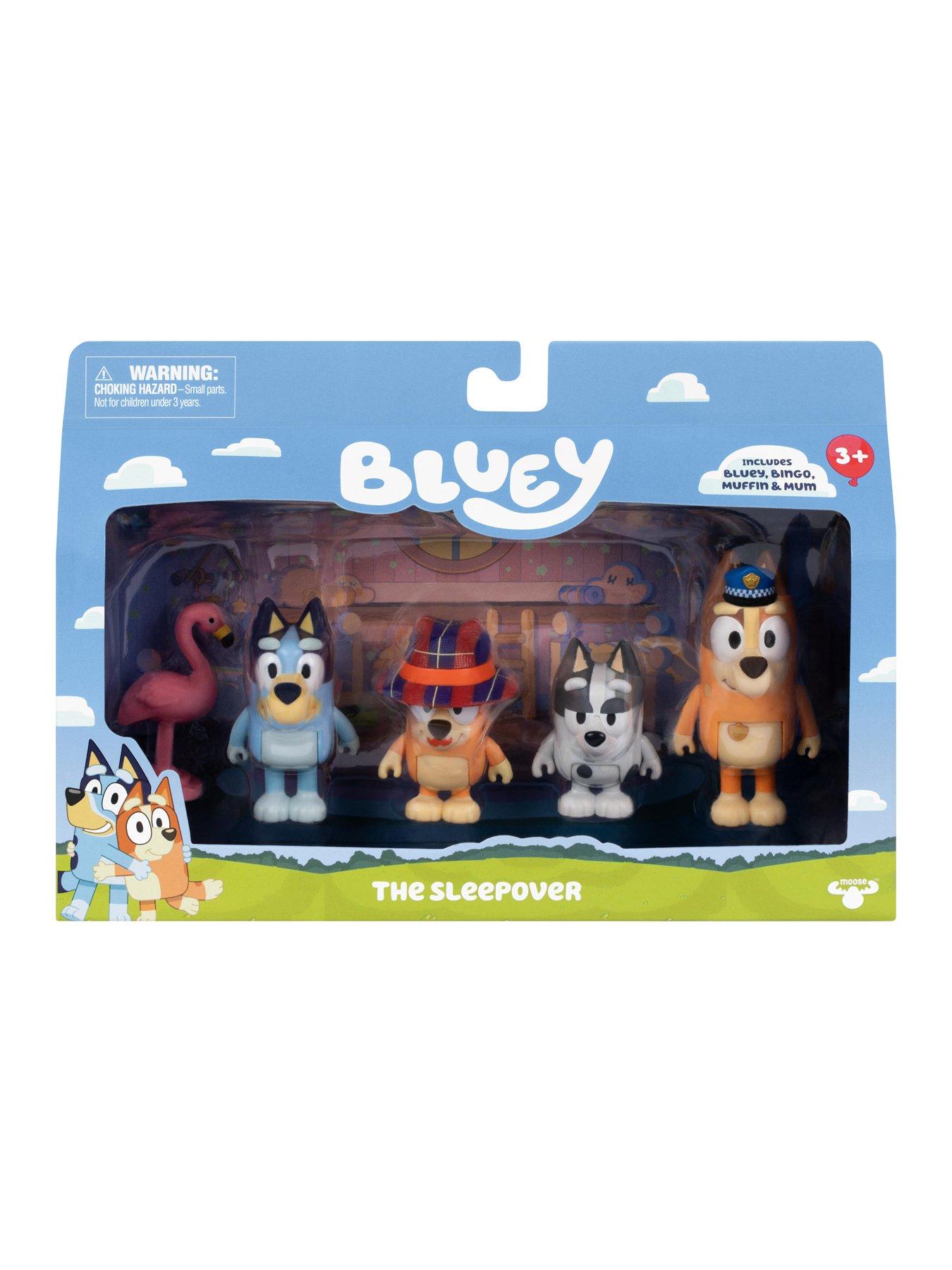 Image 4 of 5 of Bluey The Sleepover Figure 4-Pack