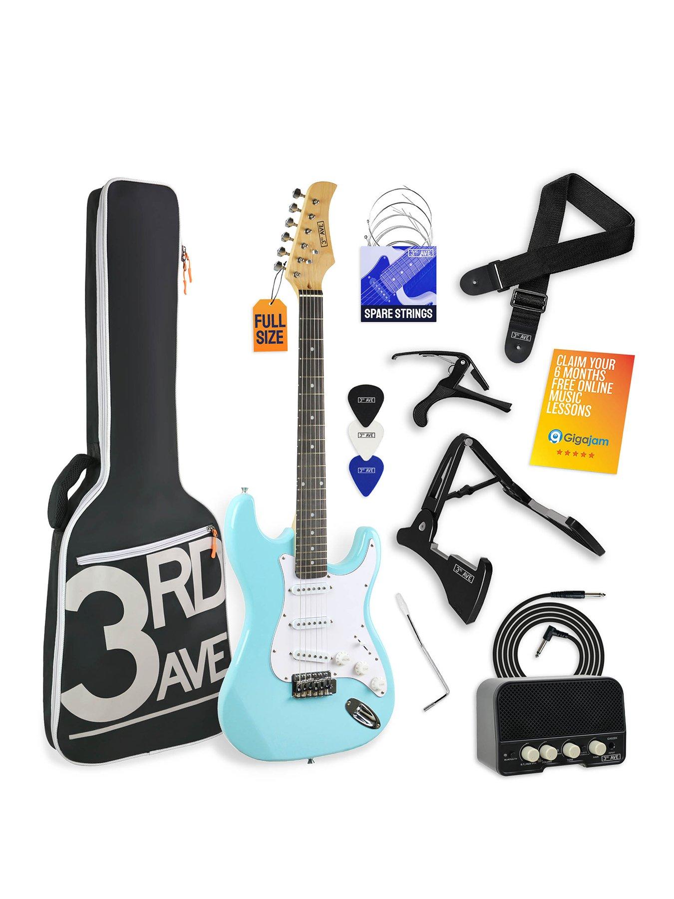 Image 1 of 6 of 3rd Avenue Electric Guitar Starter Pack - Pastel Blue
